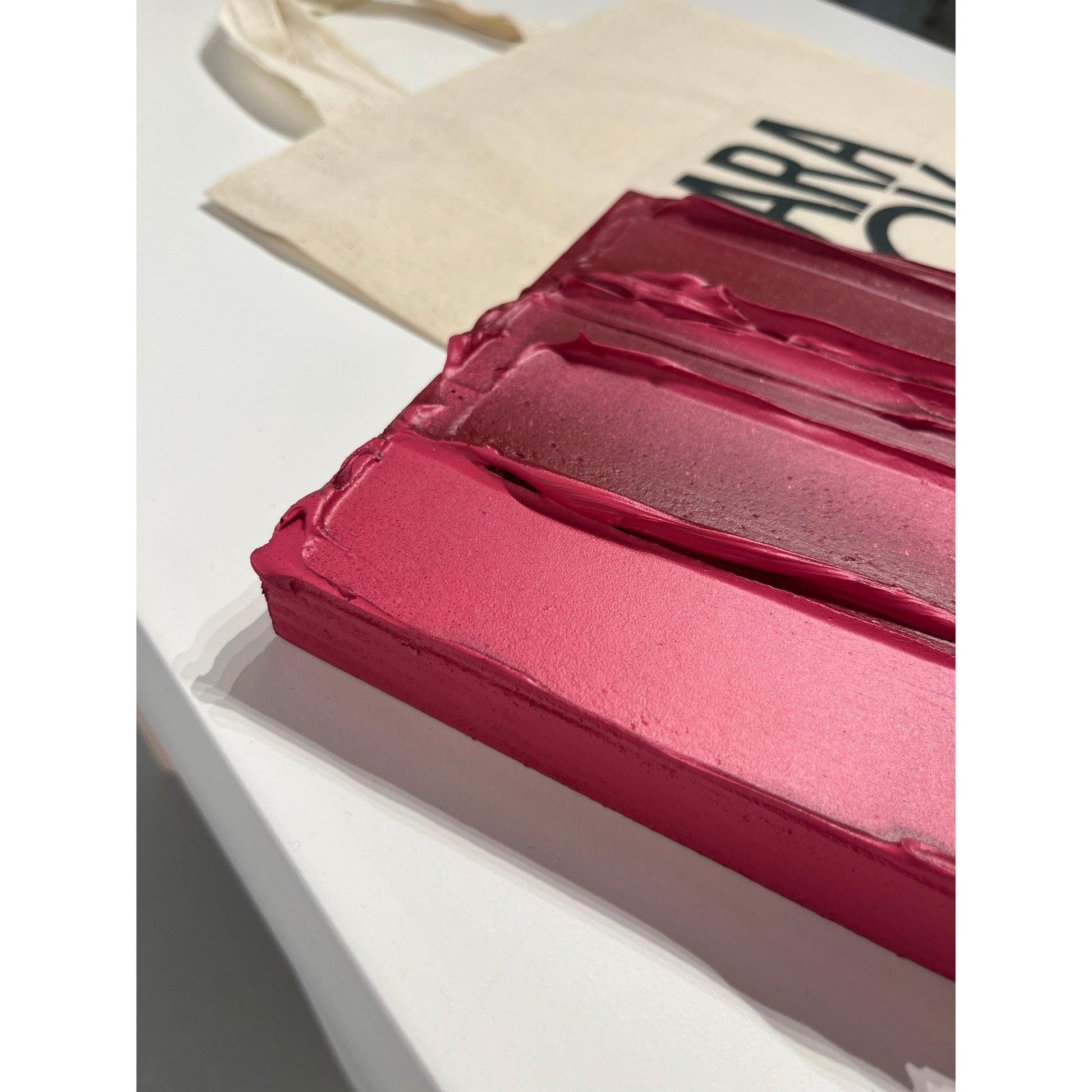 Stroke Series - Pinky Red