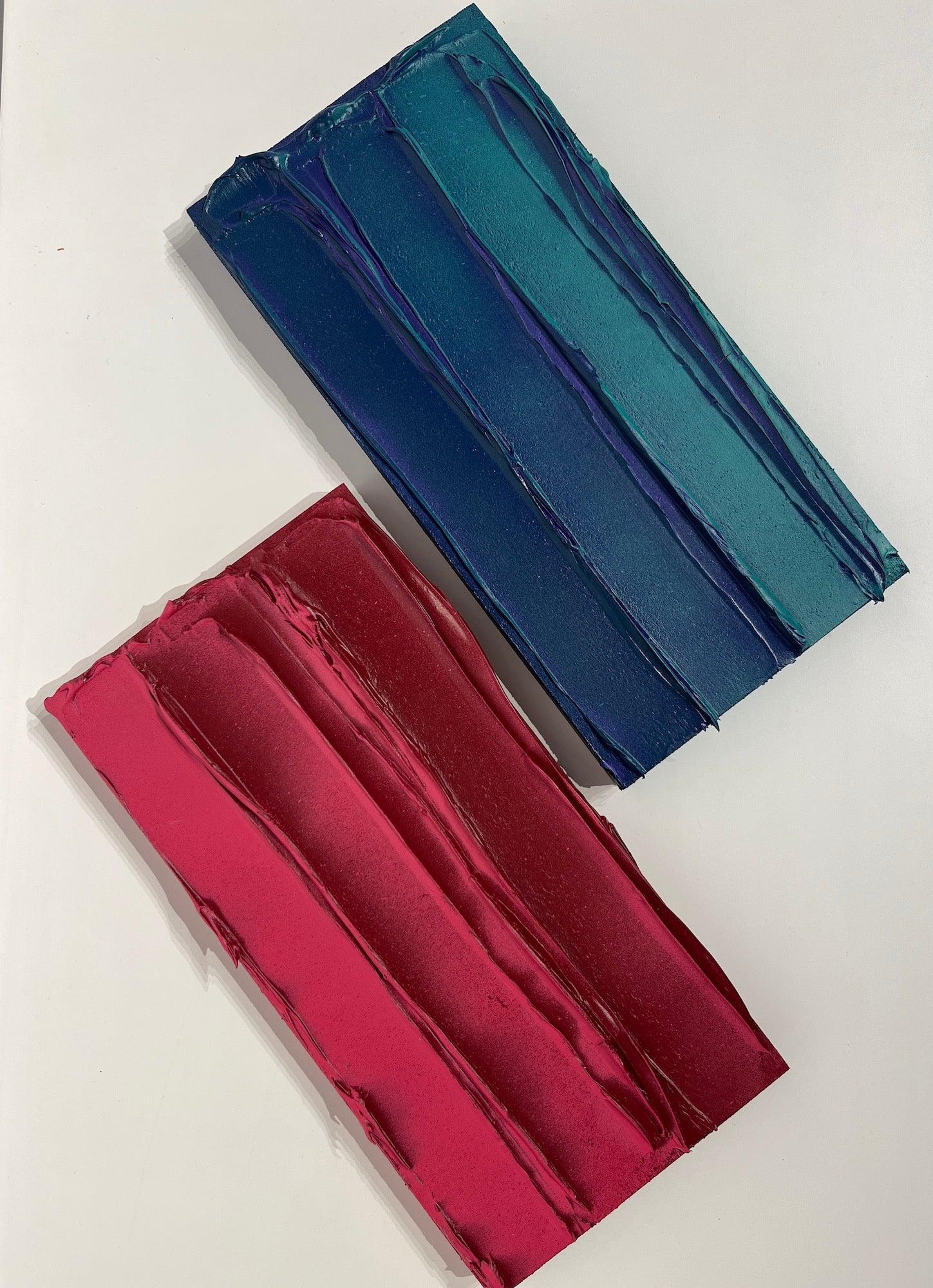 Stroke Series - Pinky Red