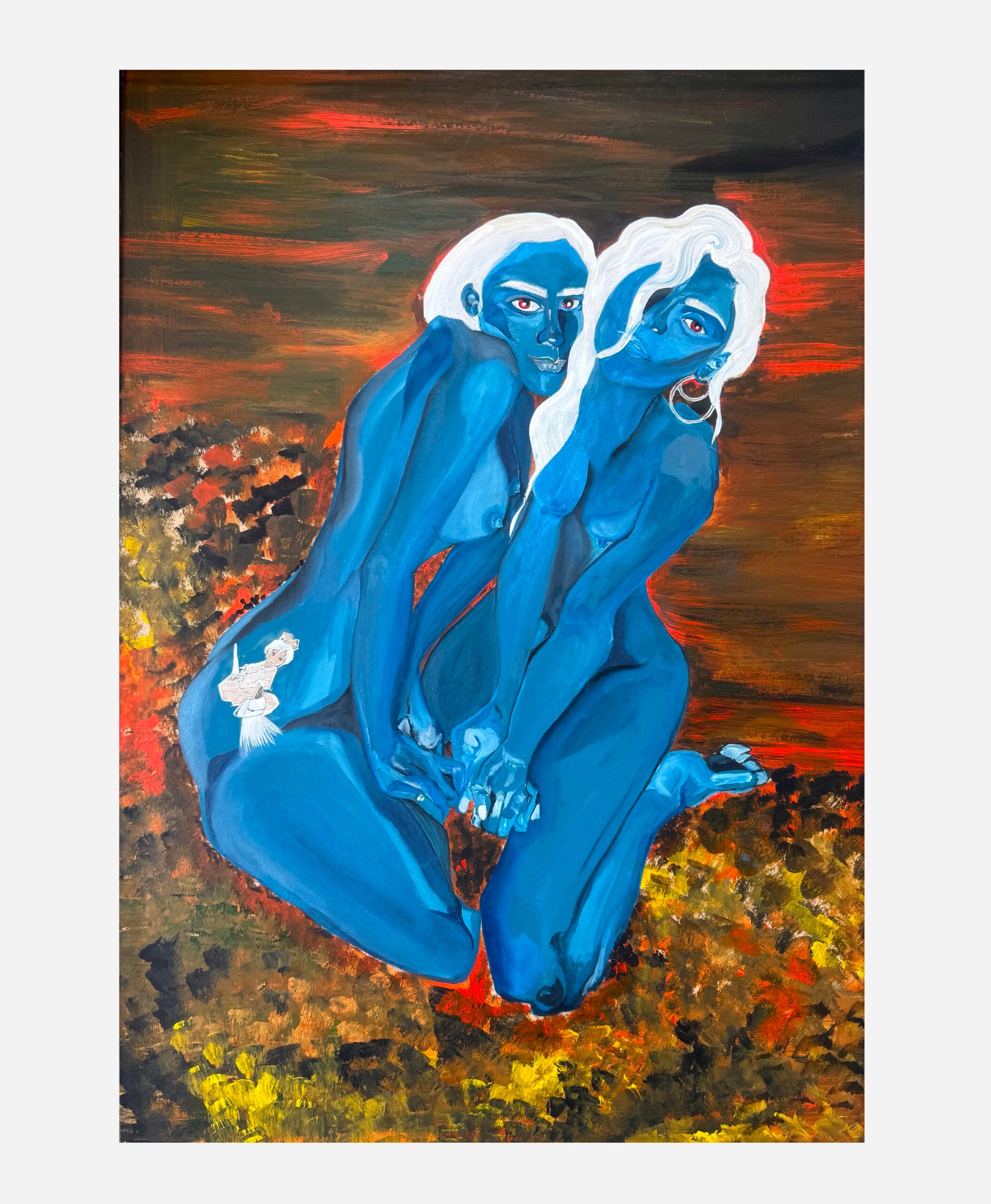 Sufi; Çıplak / 9 (Yağlı Kalın Gramaj Kağıt) Tablo