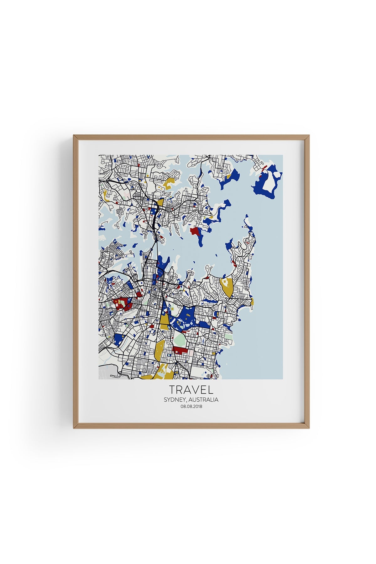 Sydney Şehir Haritası Poster