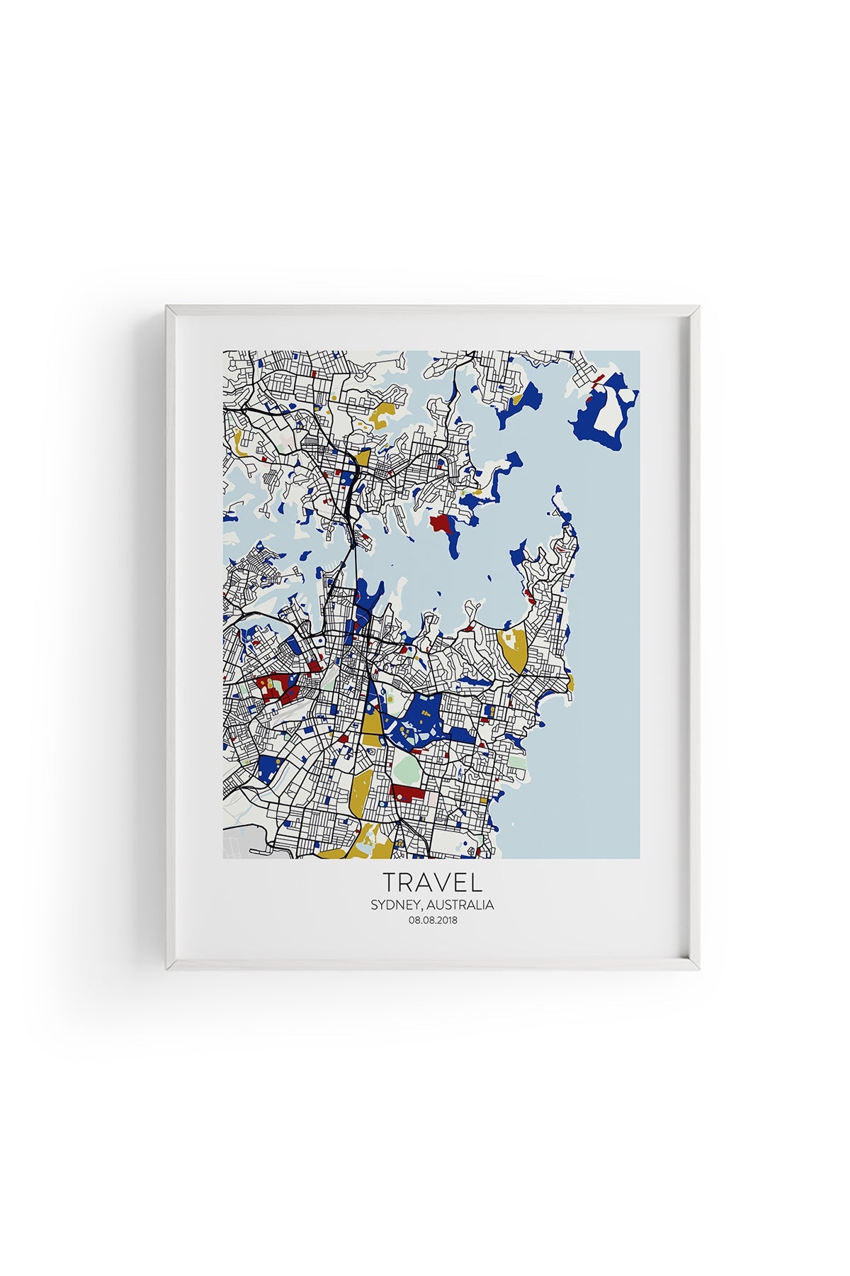 Sydney Şehir Haritası Poster