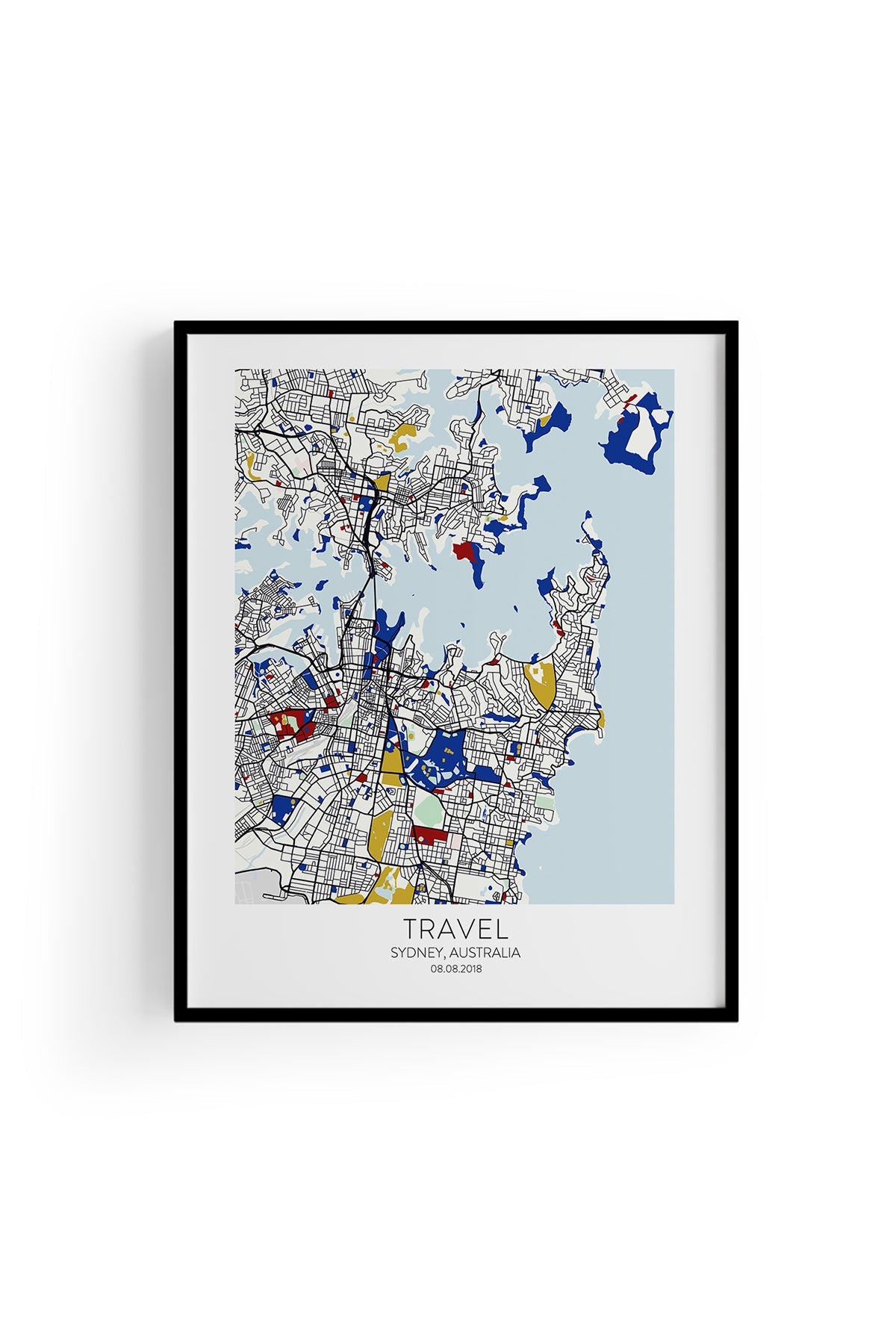 Sydney Şehir Haritası Poster