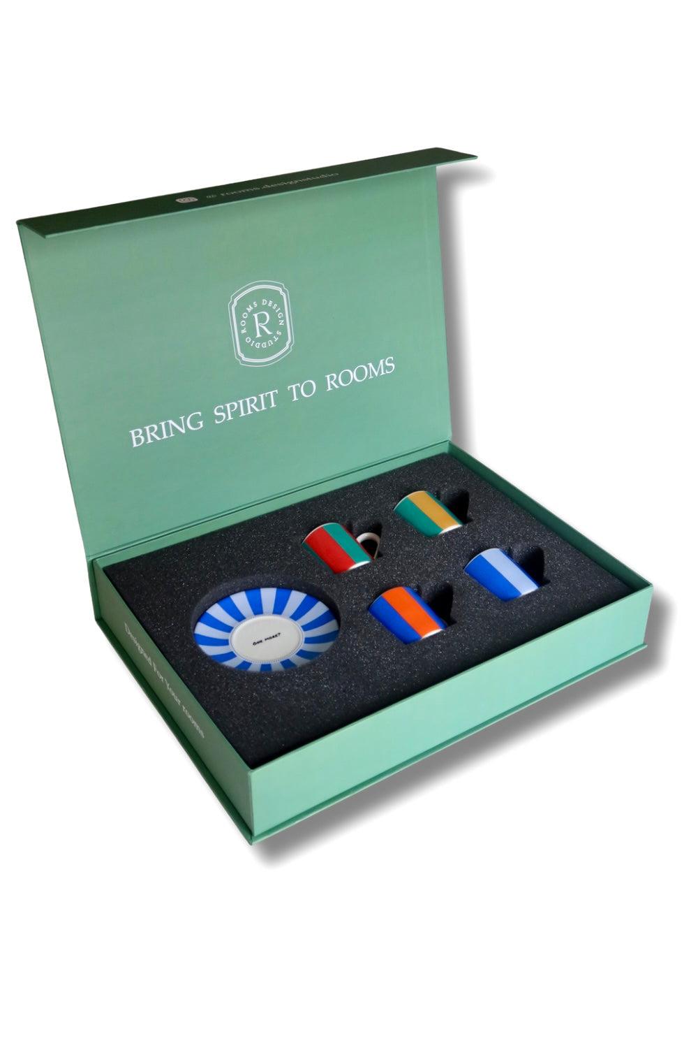 Table Talks Kahve Fincanı 4'lü Set Hediye Kutulu