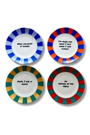 Table Talks Tatlı Tabağı 4'lü Set Hediye Kutulu