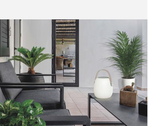 Take Masa Lambasi 1l Opal-Beige Ø17x25 Cm Led 3w Ip44 Rgb