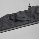Beton Dokulu Lineer Led Sarkıt Avize