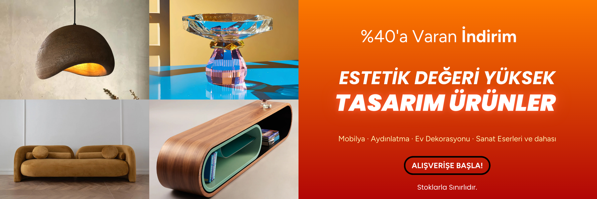tasarım ürünlere özel lüks mobilya, aydınlatma ve sanat eserleri mevcut pazaryeri