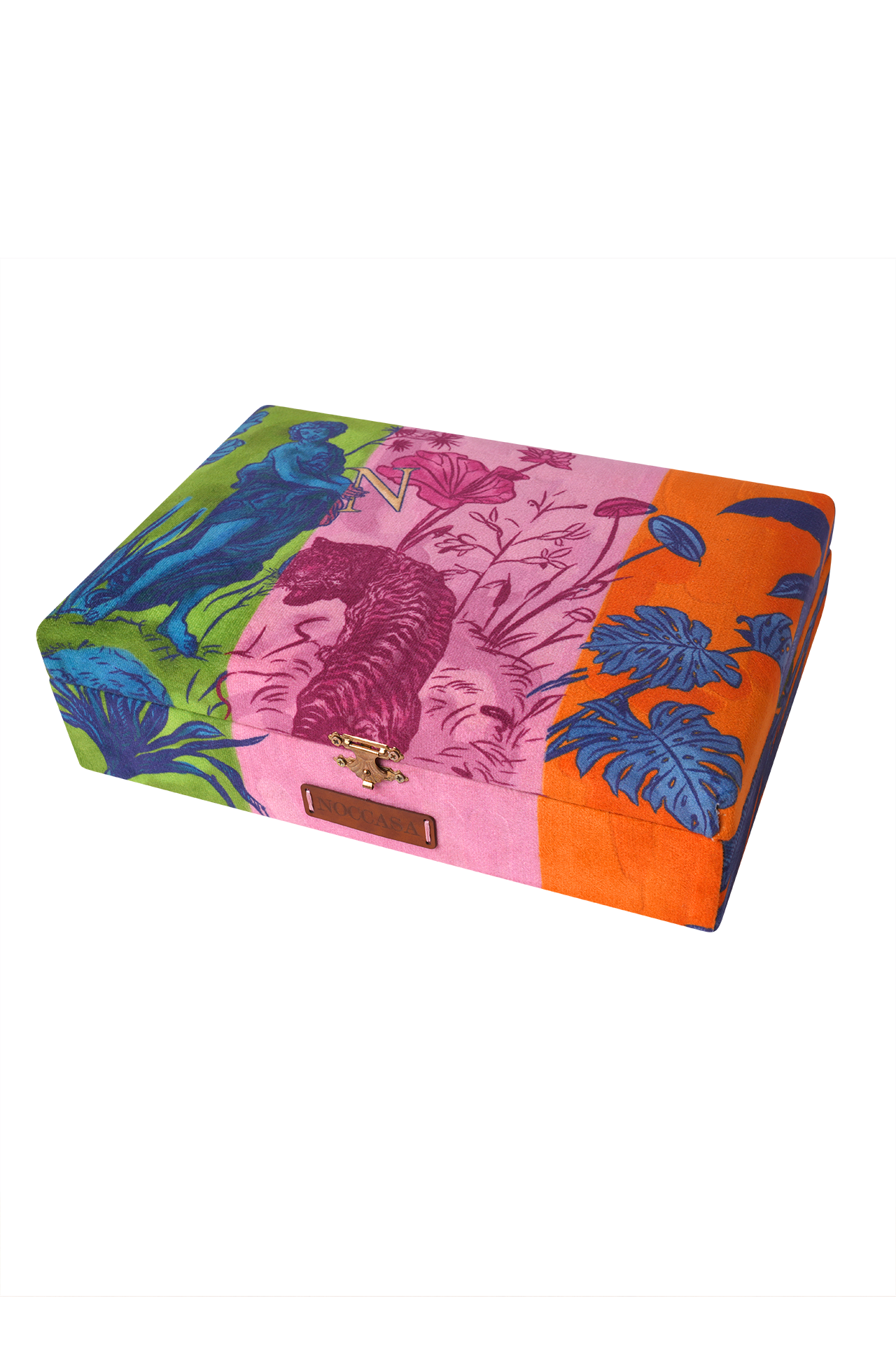 Tasarım Desenli Bölmeli Aksesuar Mücevher Kutusu