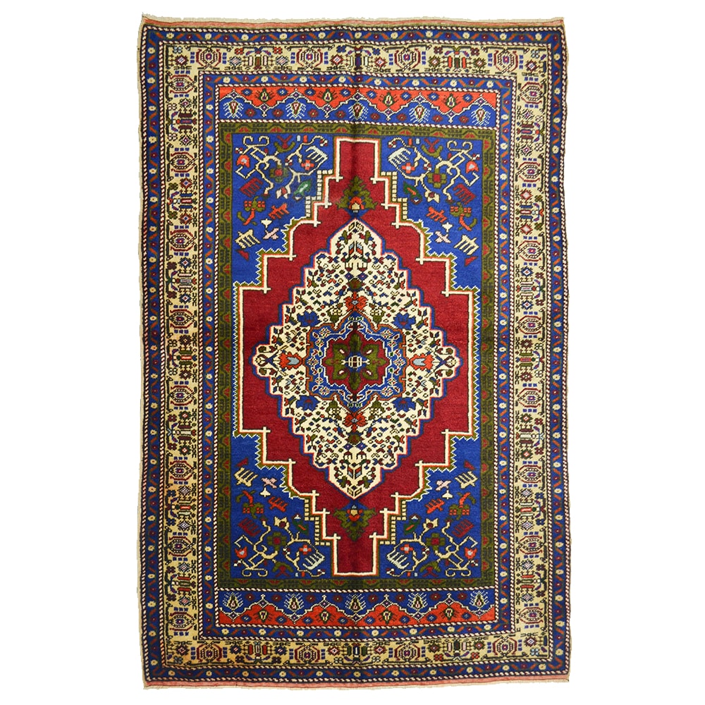 Taşpınar El Dokuma Madalyonlu Halı 126x201 cm