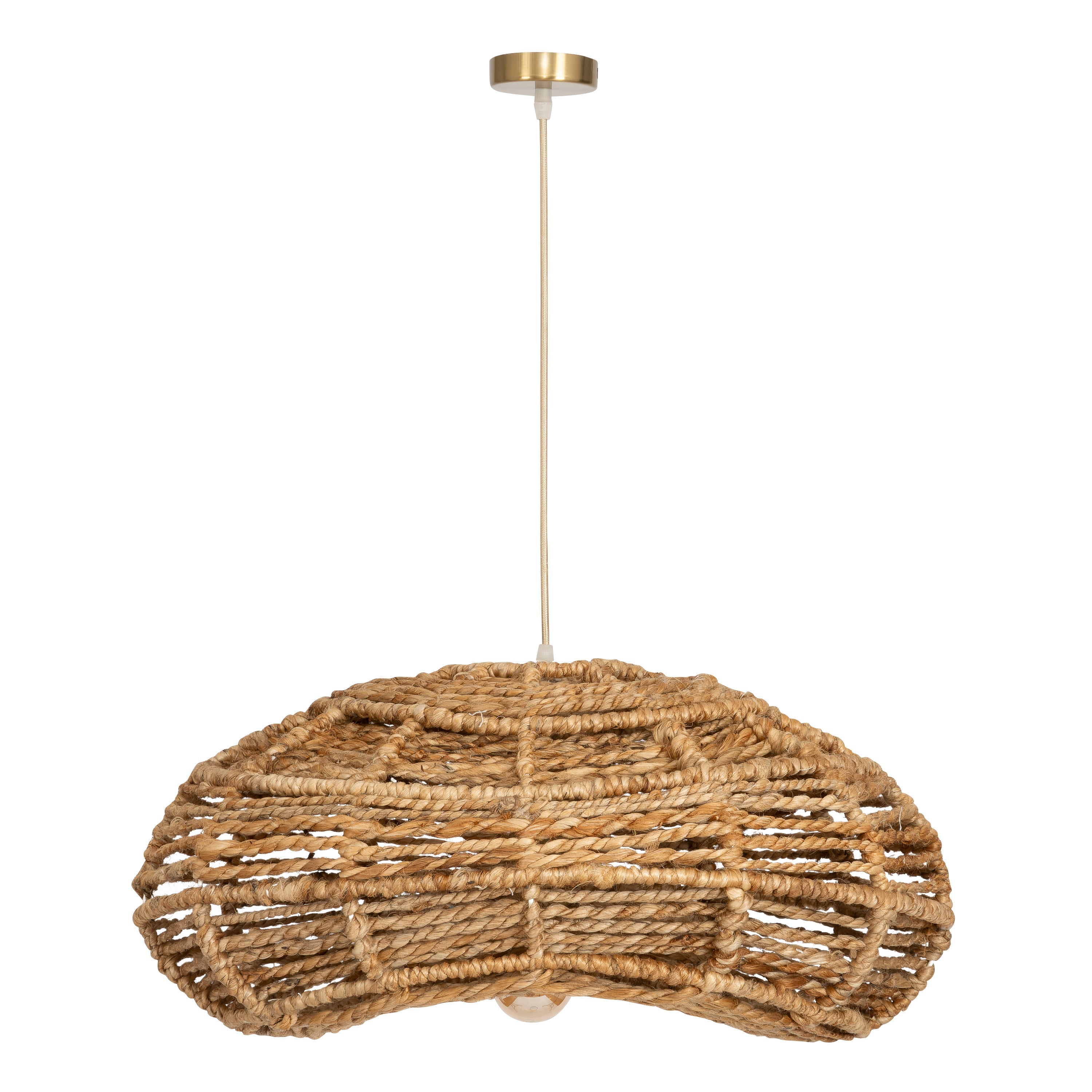 Tavan Aydınlatması Jüt Fildişi / Naturel