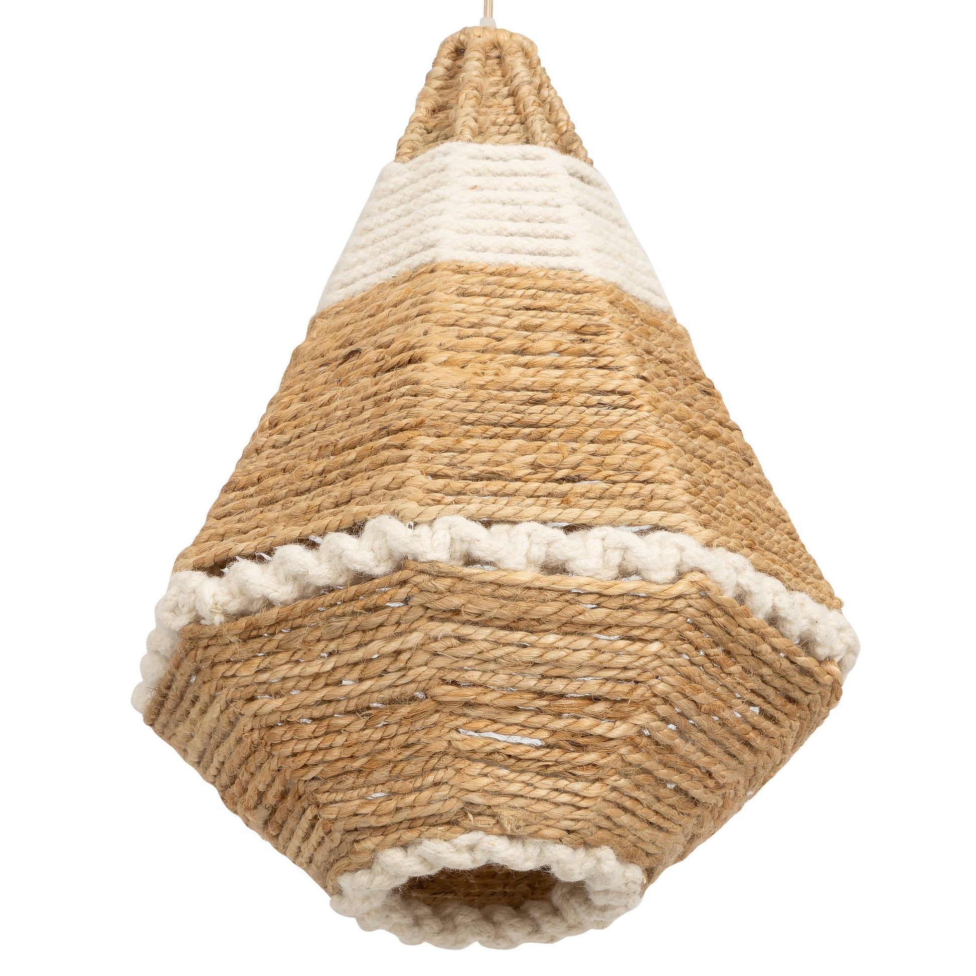 Tavan Aydınlatması Jüt Naturel / Fildişi