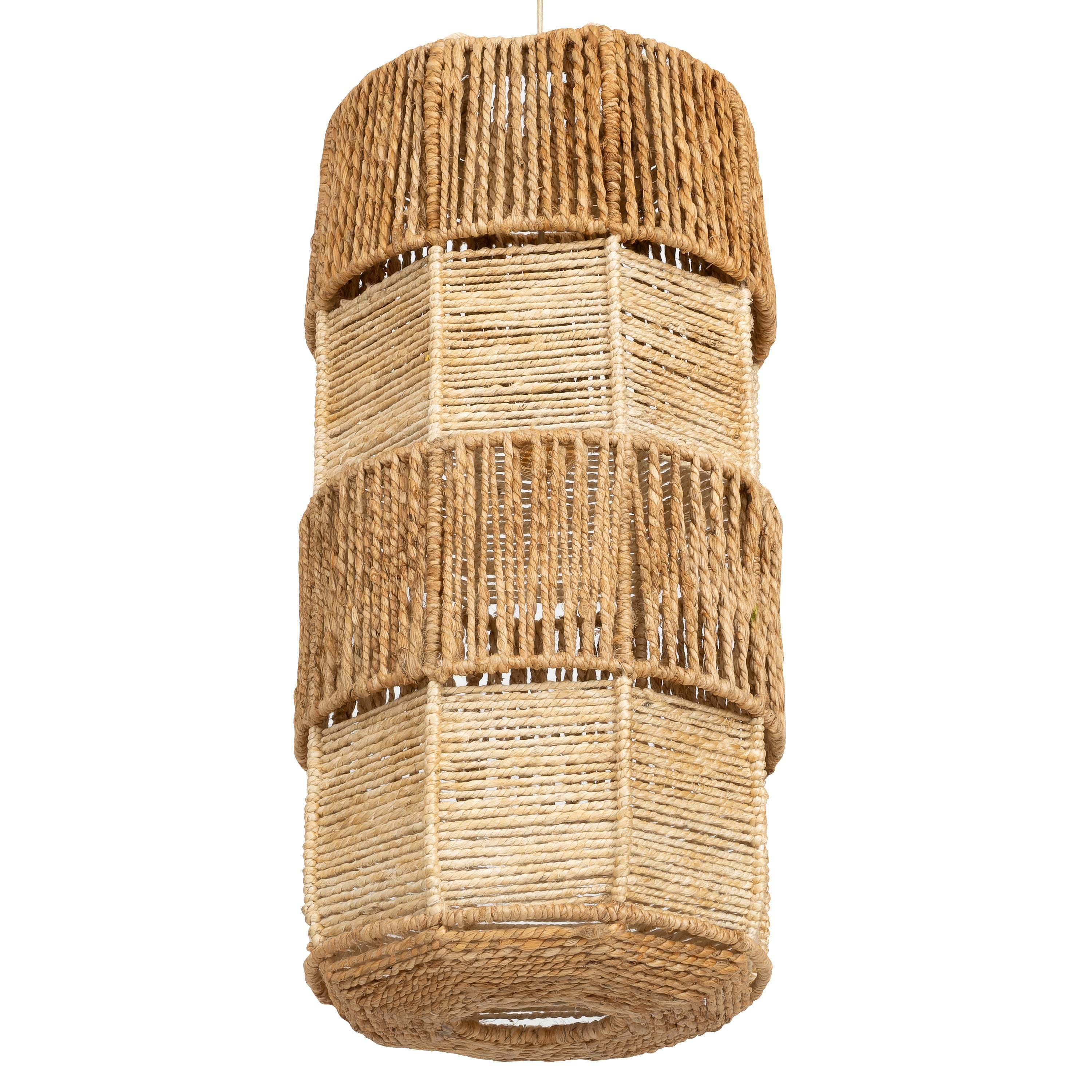 Tavan Aydınlatması Jüt Naturel / Fildişi