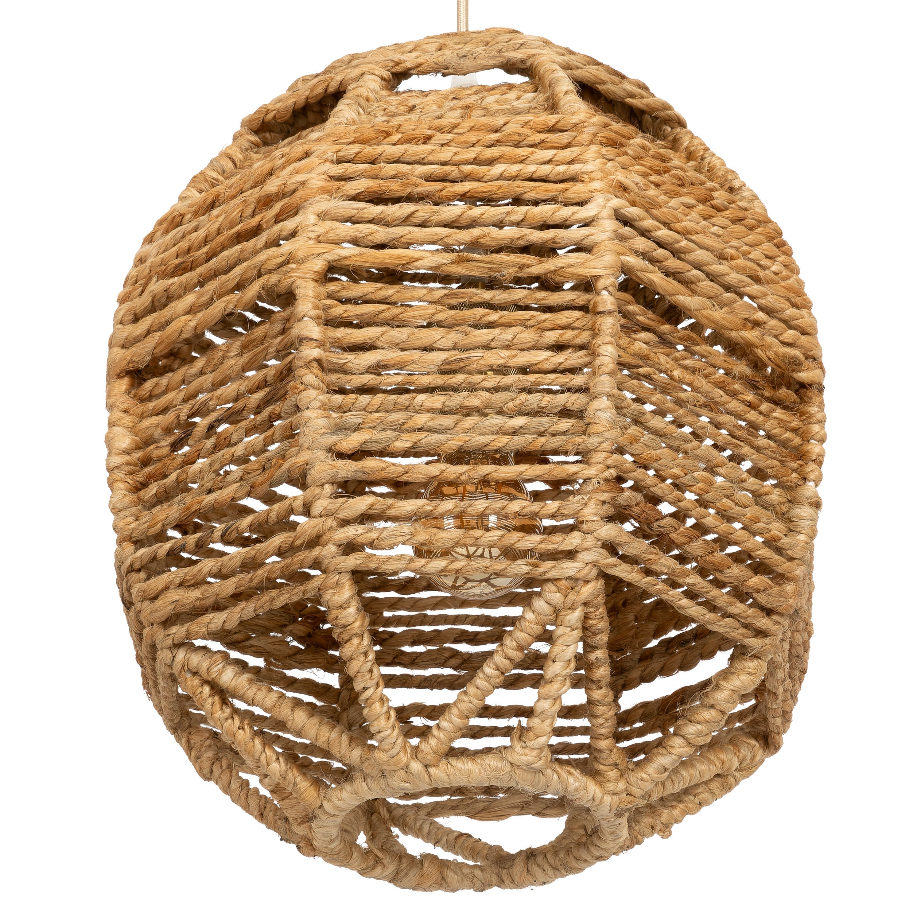 Tavan Aydınlatması Jüt Naturel / Fildişi
