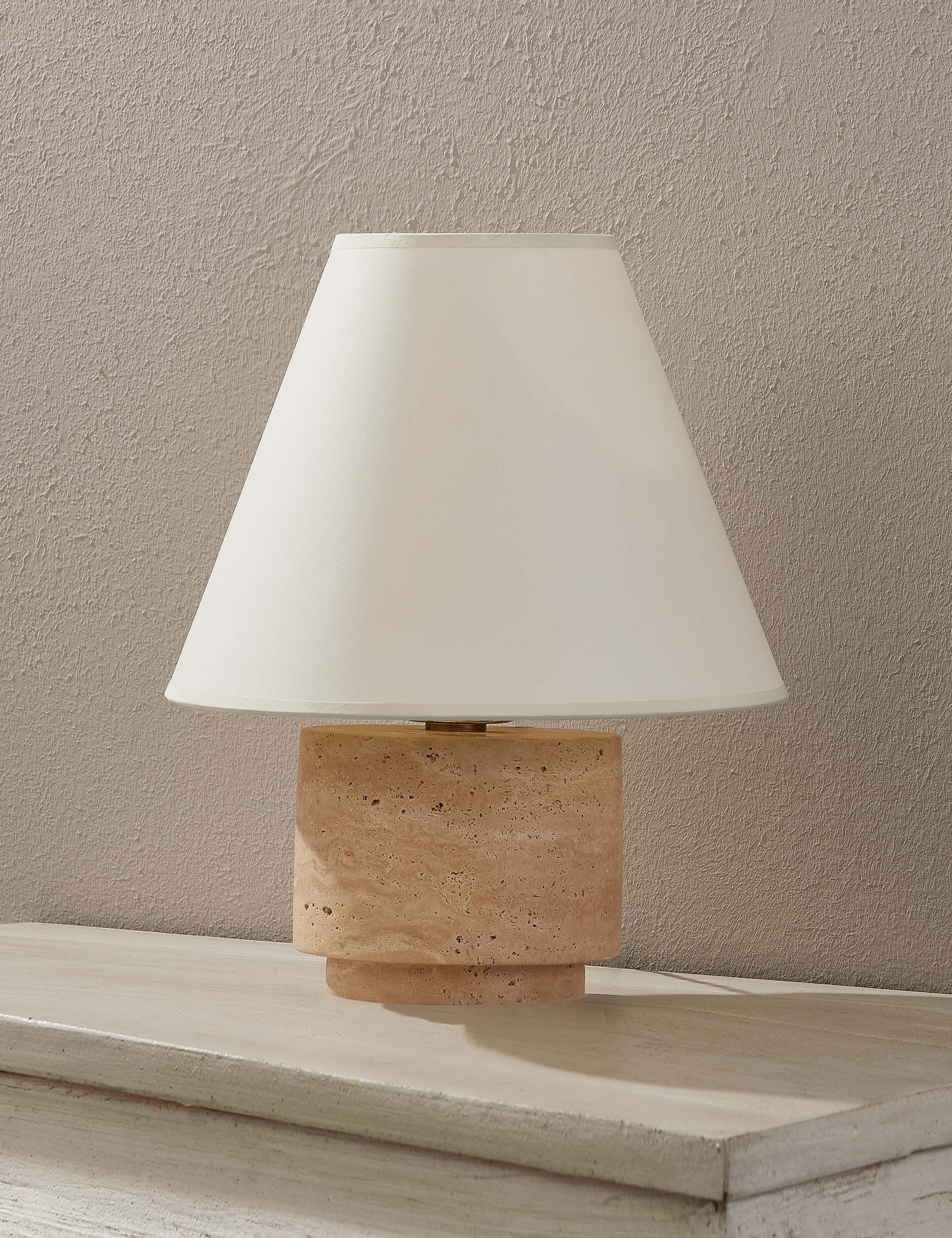 Tavia Traverten Masa Lambası-Masa Lambası-Rones Design-NowShopFun