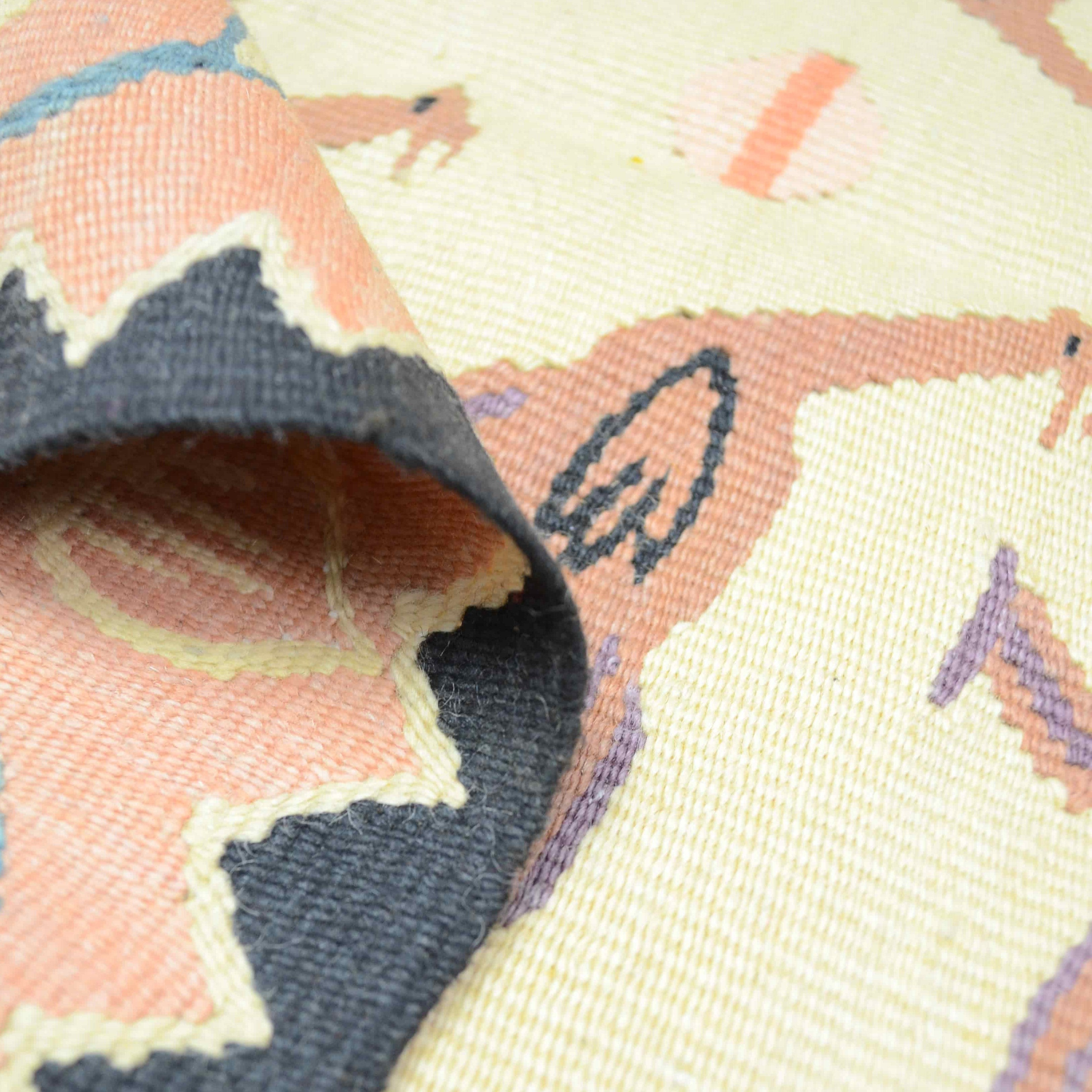 Tavus Kuşu Motifli Antik Süper İnce Kilim-Kilim & Halı-KilimCo-NowShopFun