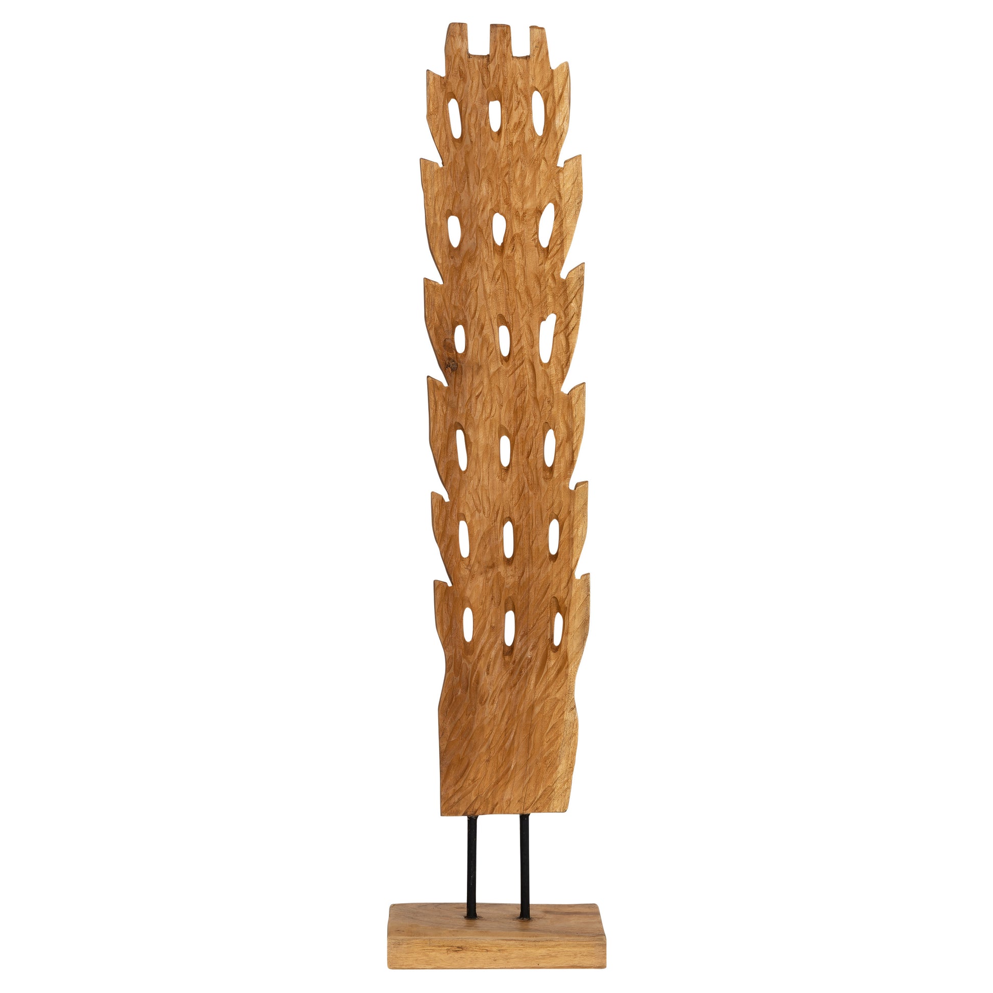 Teak Naturel Ayaklı Dekoratif Aksesuar