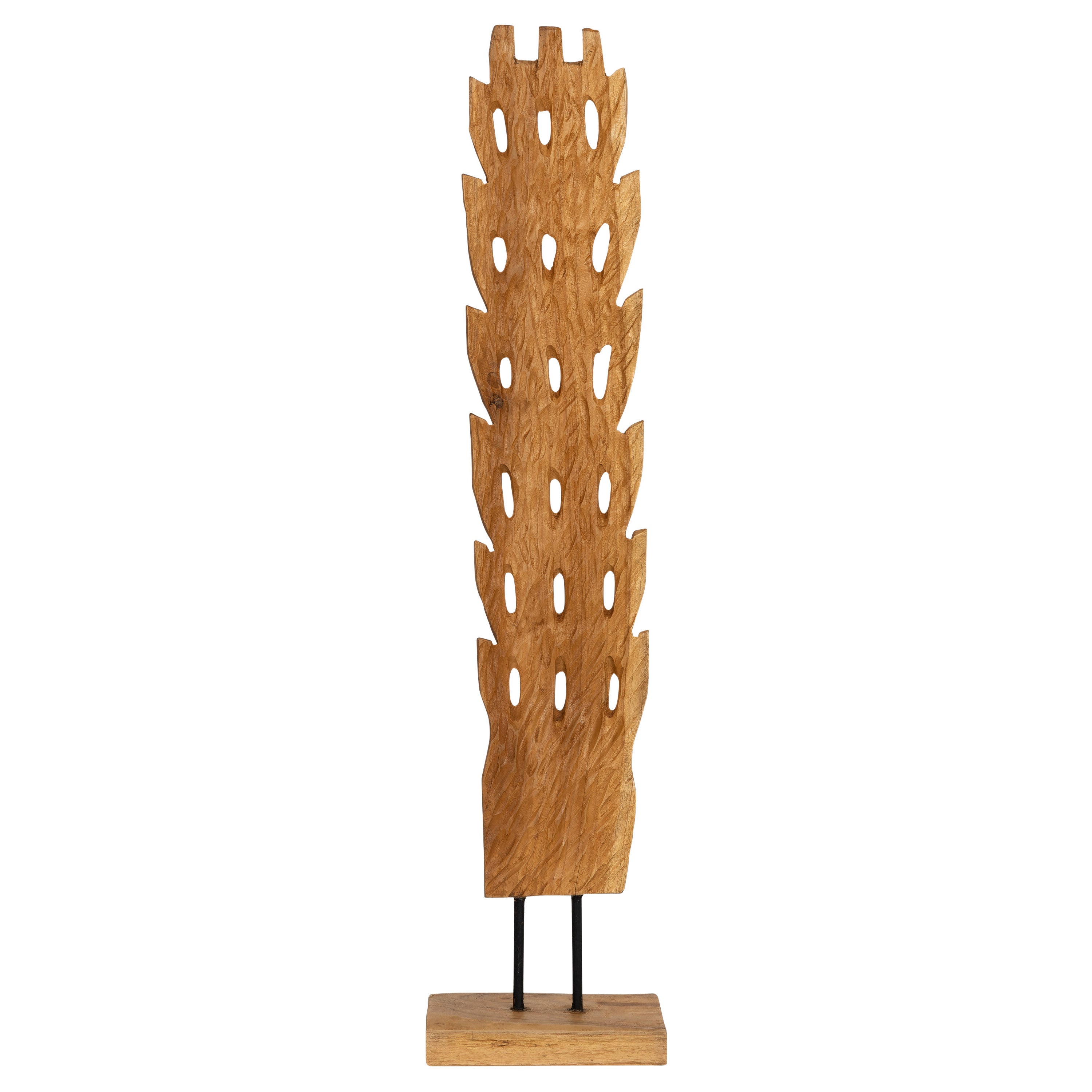 Teak Naturel Ayaklı Dekoratif Aksesuar