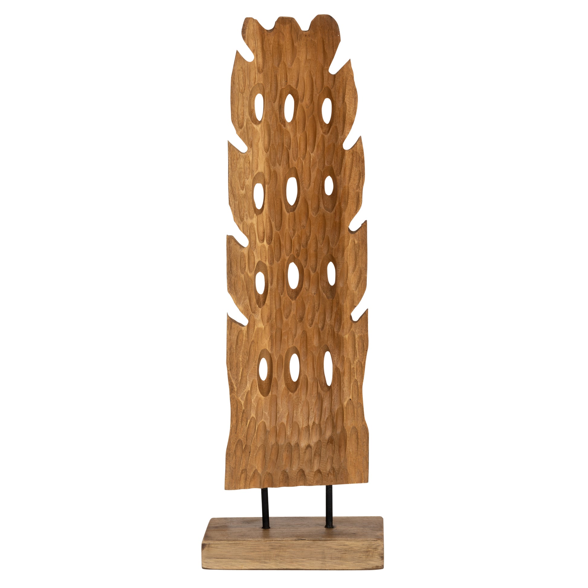 Teak Naturel Ayaklı Dekoratif Aksesuar