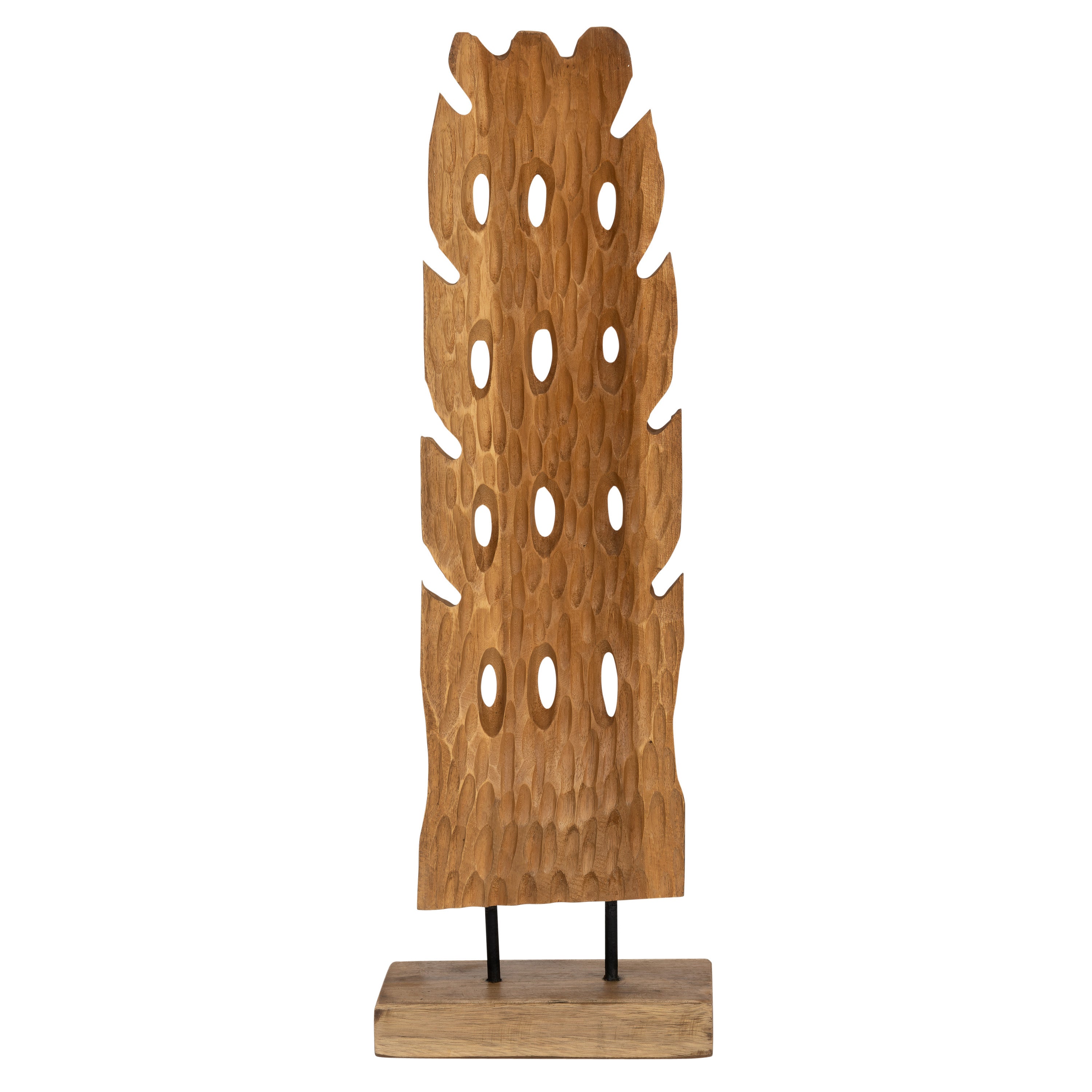 Teak Naturel Ayaklı Dekoratif Aksesuar