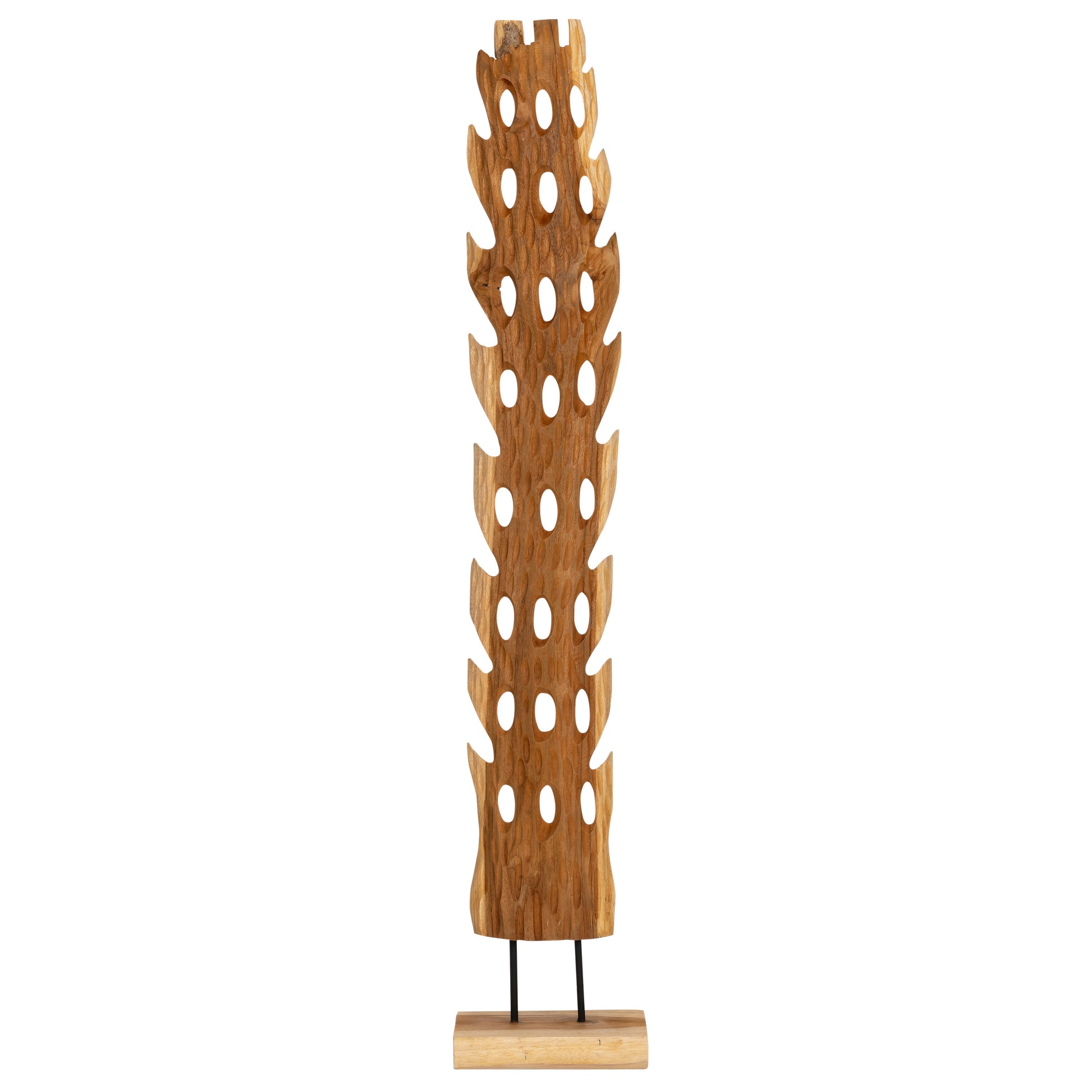Teak Naturel Ayaklı Dekoratif Aksesuar