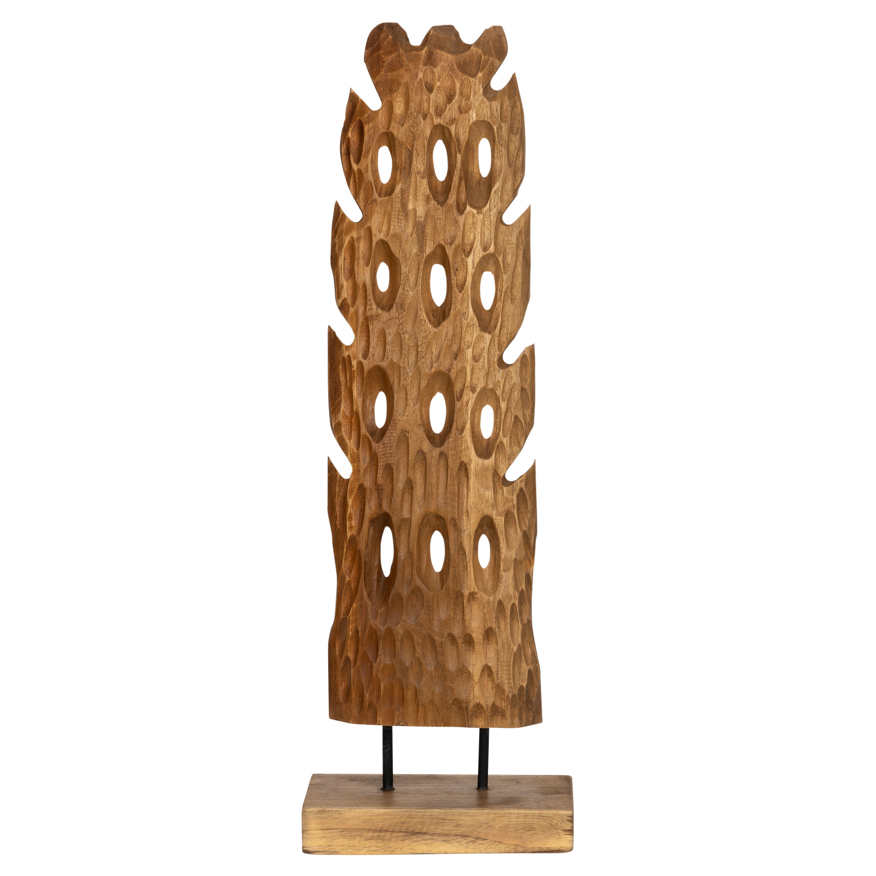 Teak Naturel Ayaklı Dekoratif Aksesuar