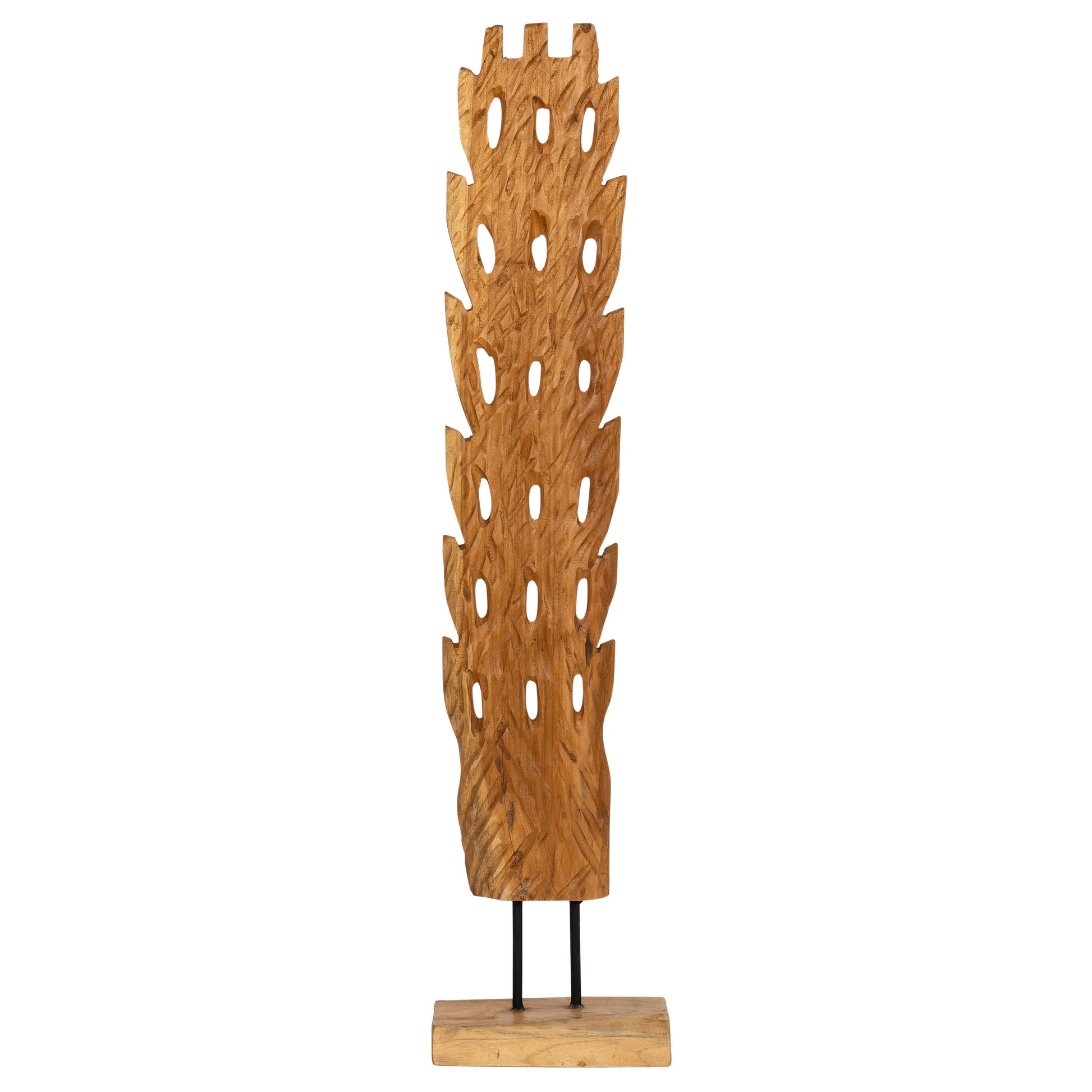 Teak Naturel Ayaklı Dekoratif Aksesuar