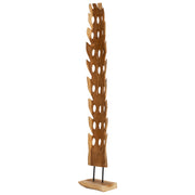 Teak Naturel Ayaklı Dekoratif Aksesuar