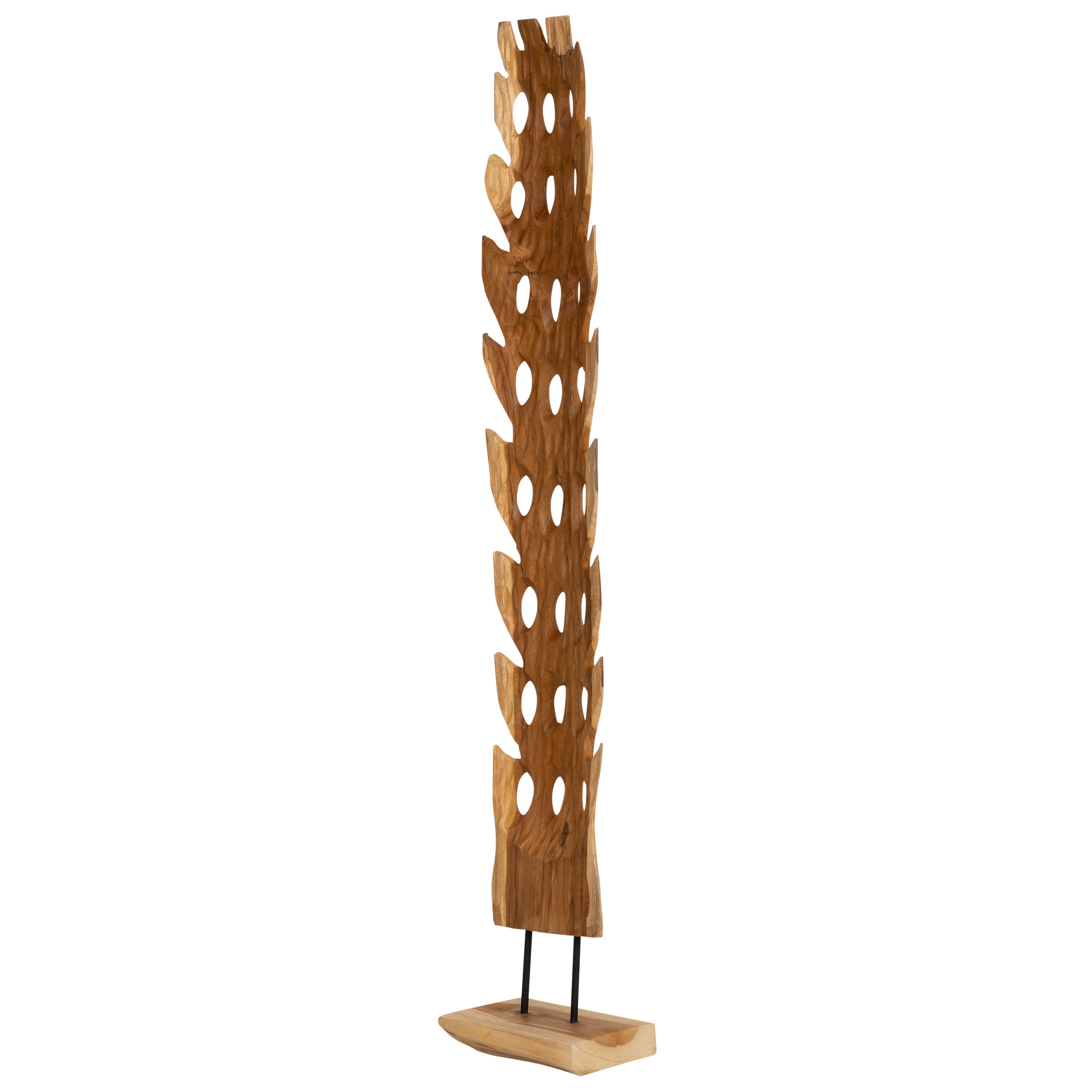 Teak Naturel Ayaklı Dekoratif Aksesuar