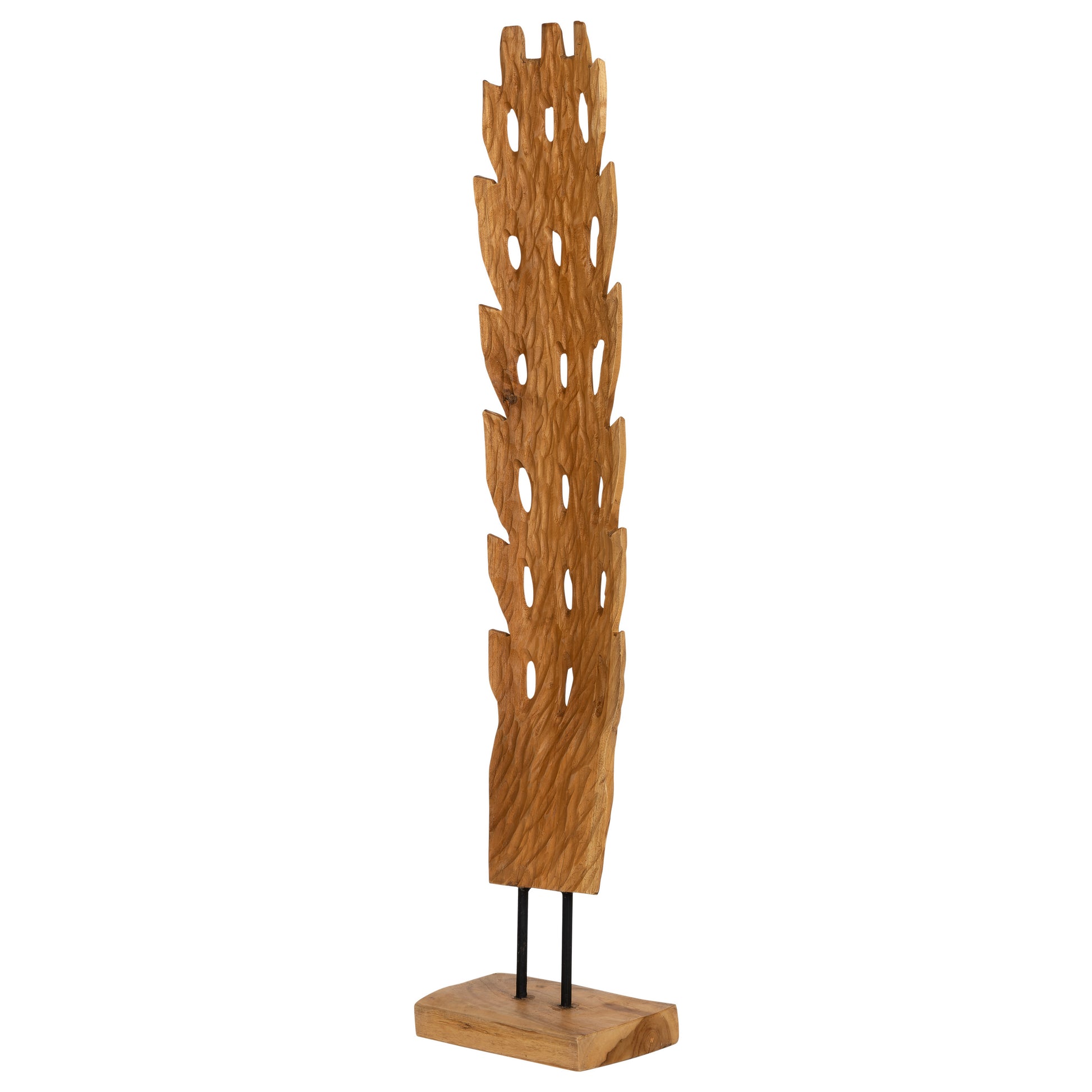 Teak Naturel Ayaklı Dekoratif Aksesuar