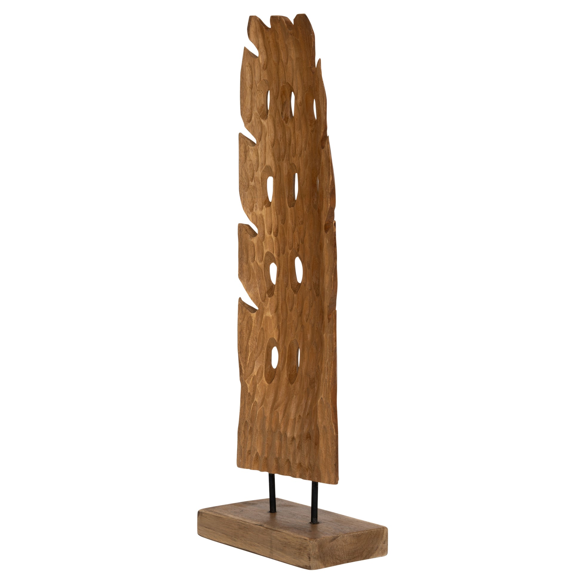 Teak Naturel Ayaklı Dekoratif Aksesuar