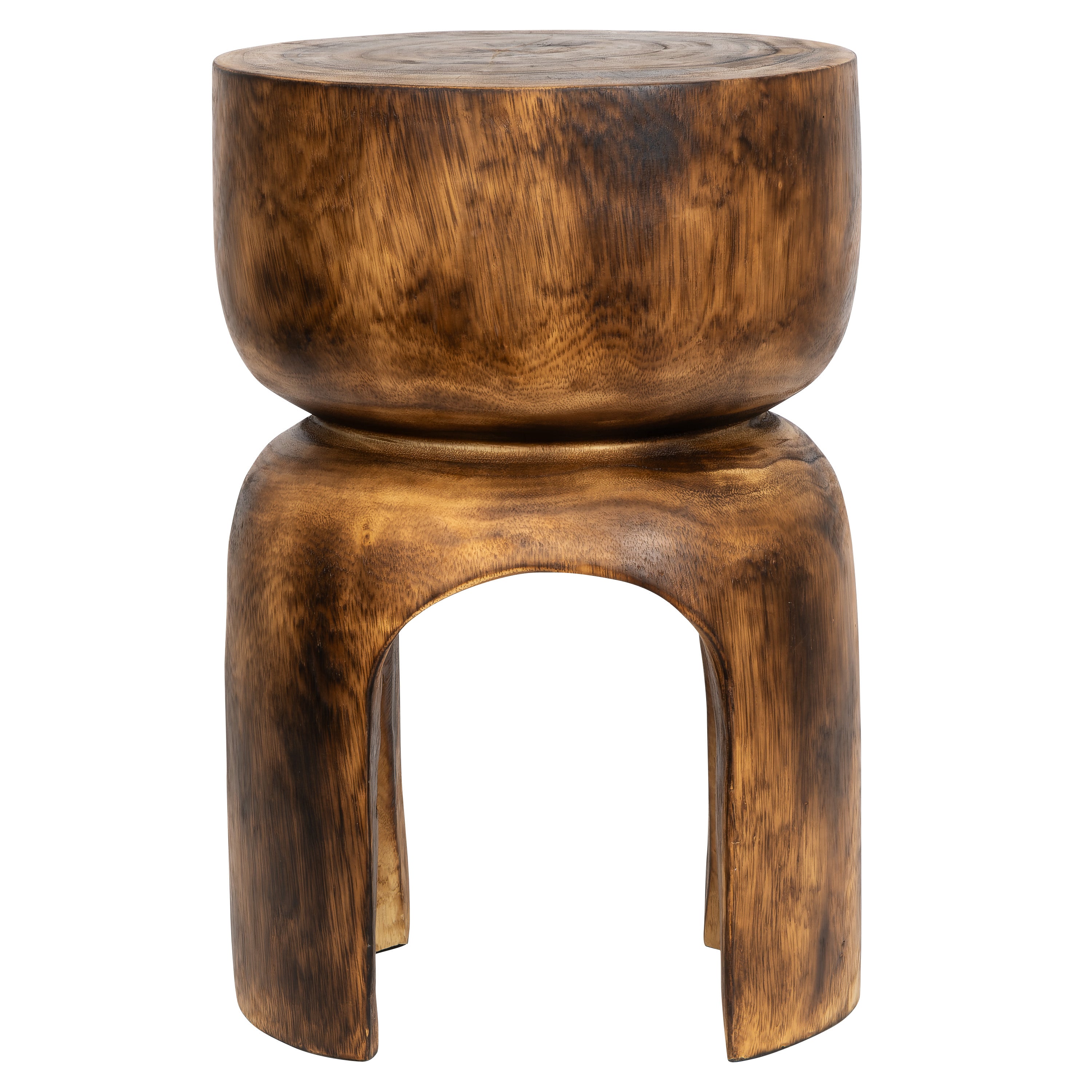 Teak Naturel Kızıl Tabure
