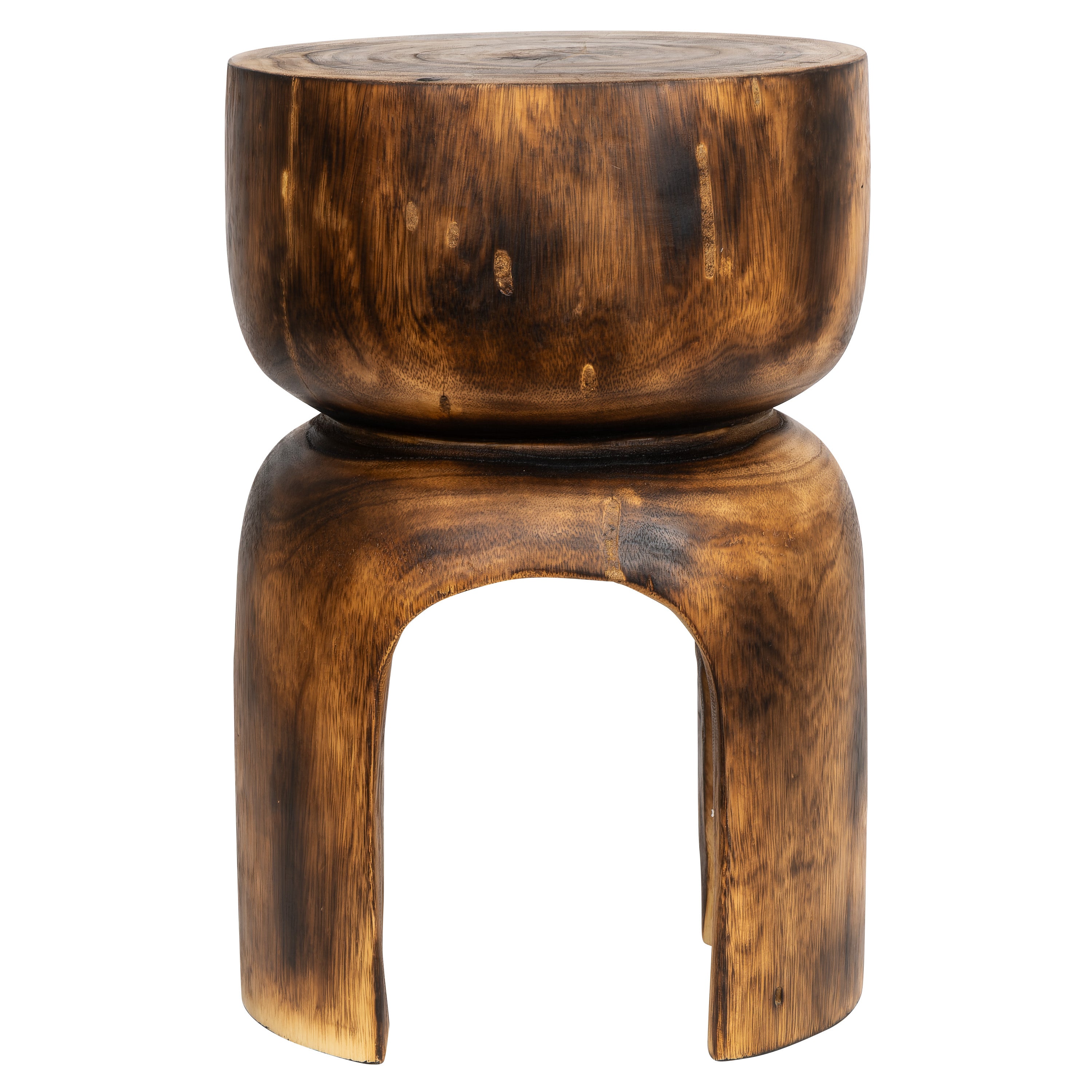 Teak Naturel Kızıl Tabure