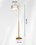 Nexa Siyah & Gold Metal Lambader
