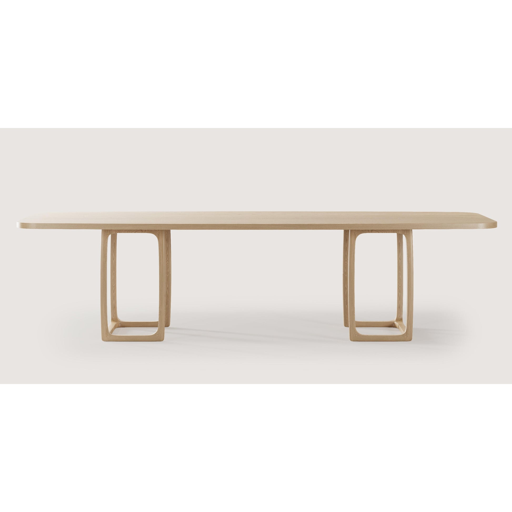 Tella Naturel Masif Meşe Yemek Masası