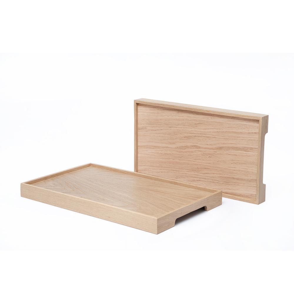 Edge Meşe Tepsi Seti