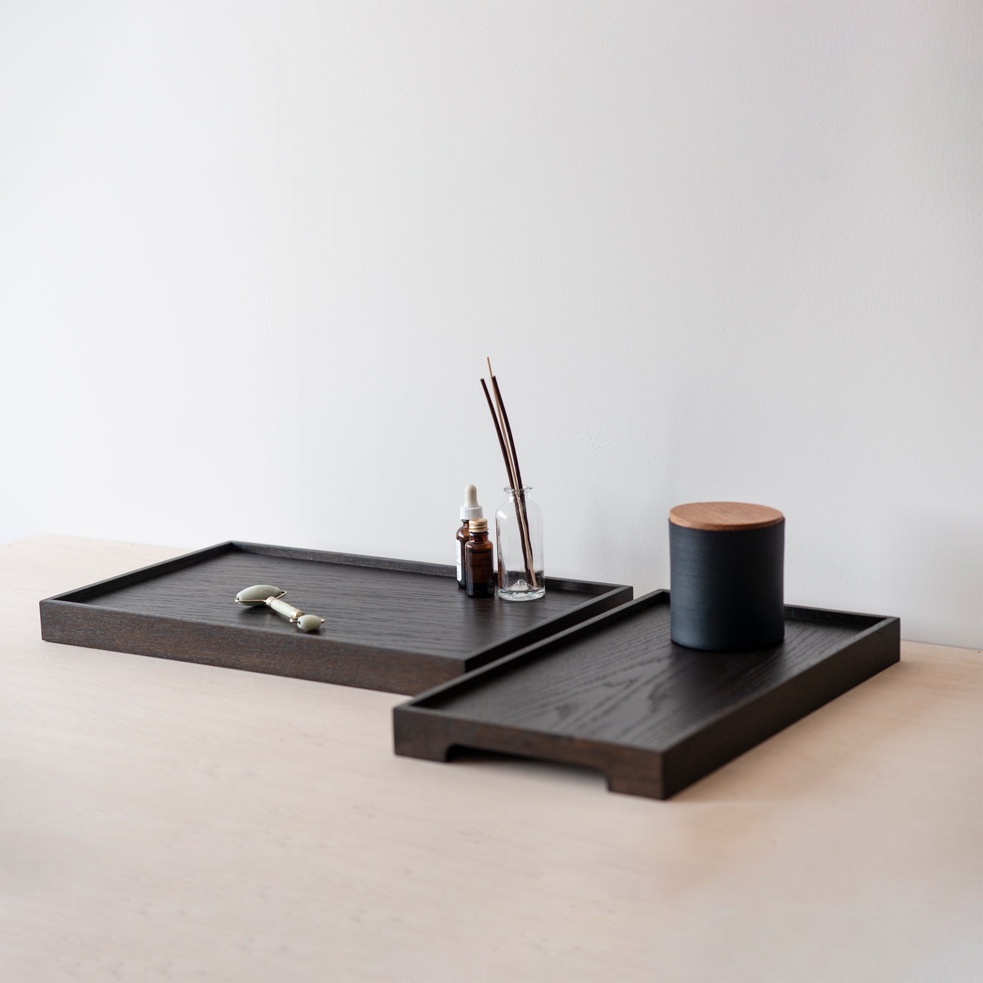 Edge Meşe Tepsi Seti