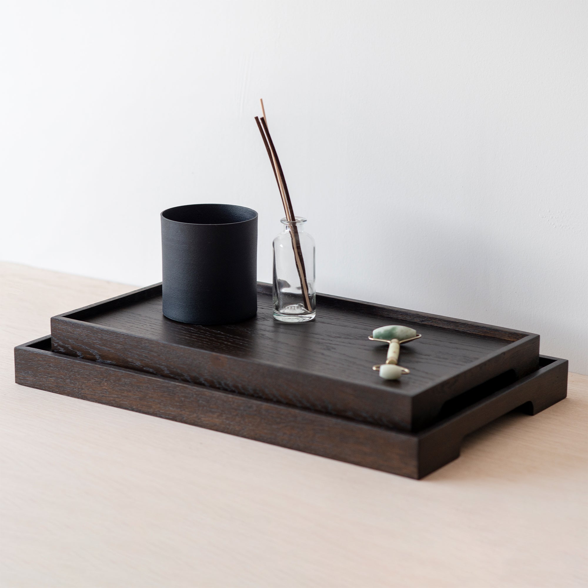 Edge Meşe Tepsi Seti