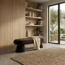 Terra Koyu Kahve Kadife Bench