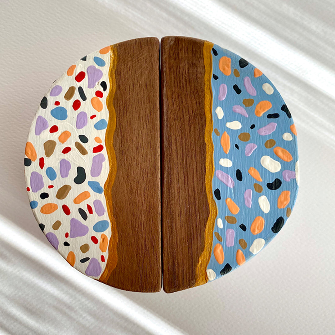 Terrazzo İkili Mumluk