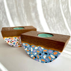 Terrazzo İkili Mumluk-Mumluk-Ecle.co-NowShopFun