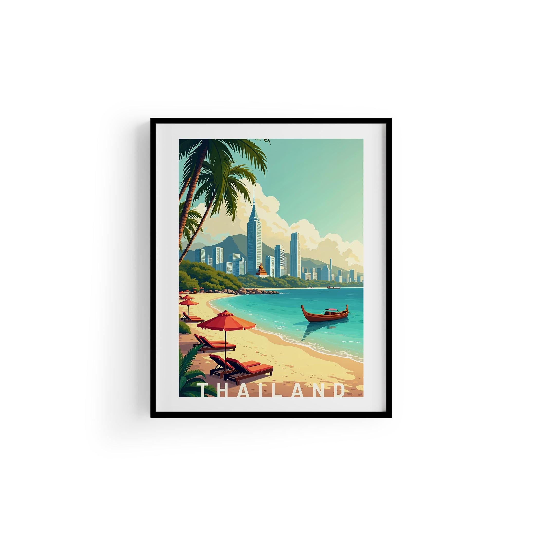 Thailand | Şehir Posteri