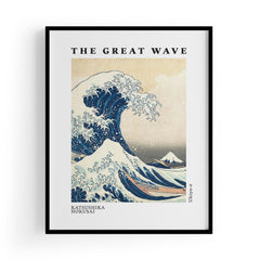 The Great Wave | Katsushika Hokusai Baskı-Baskı-ODA.products-30x40 cm-Siyah Çerçeve-NowShopFun