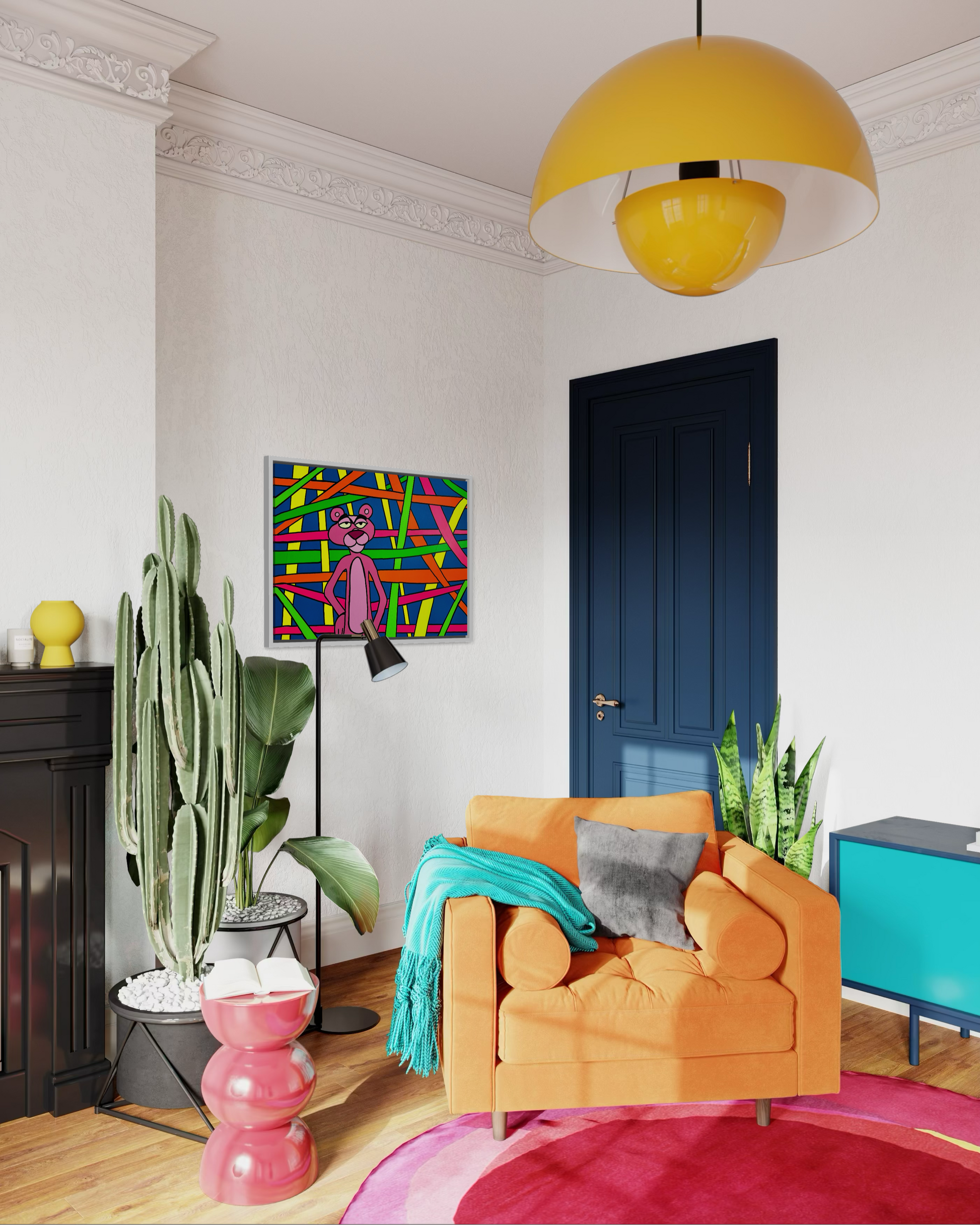 The Groovy Cat Pt.2 | 70x100 Cm