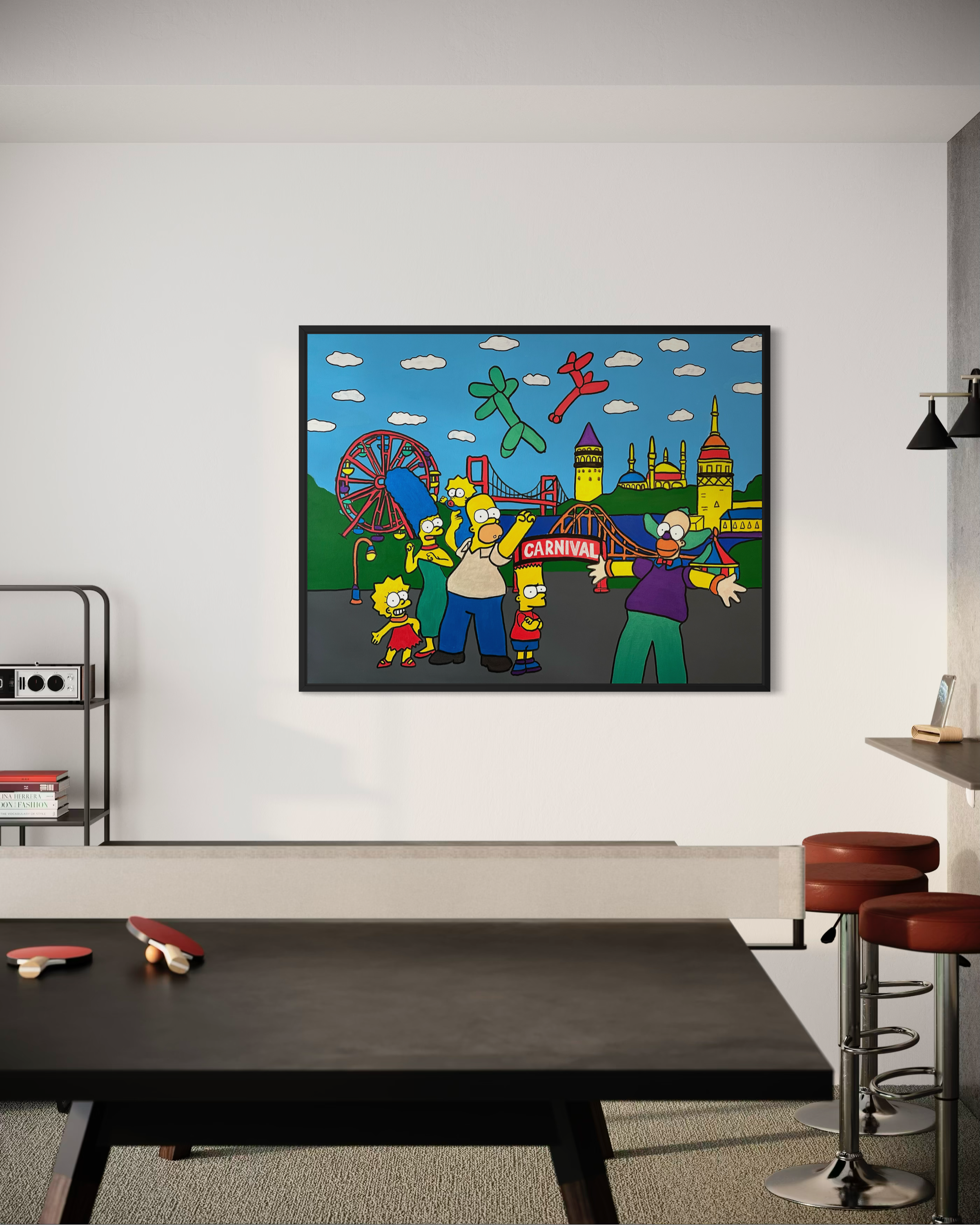 The Hacked City: Istanbulfield - Unauthorized Carnival | 100x130 Cm