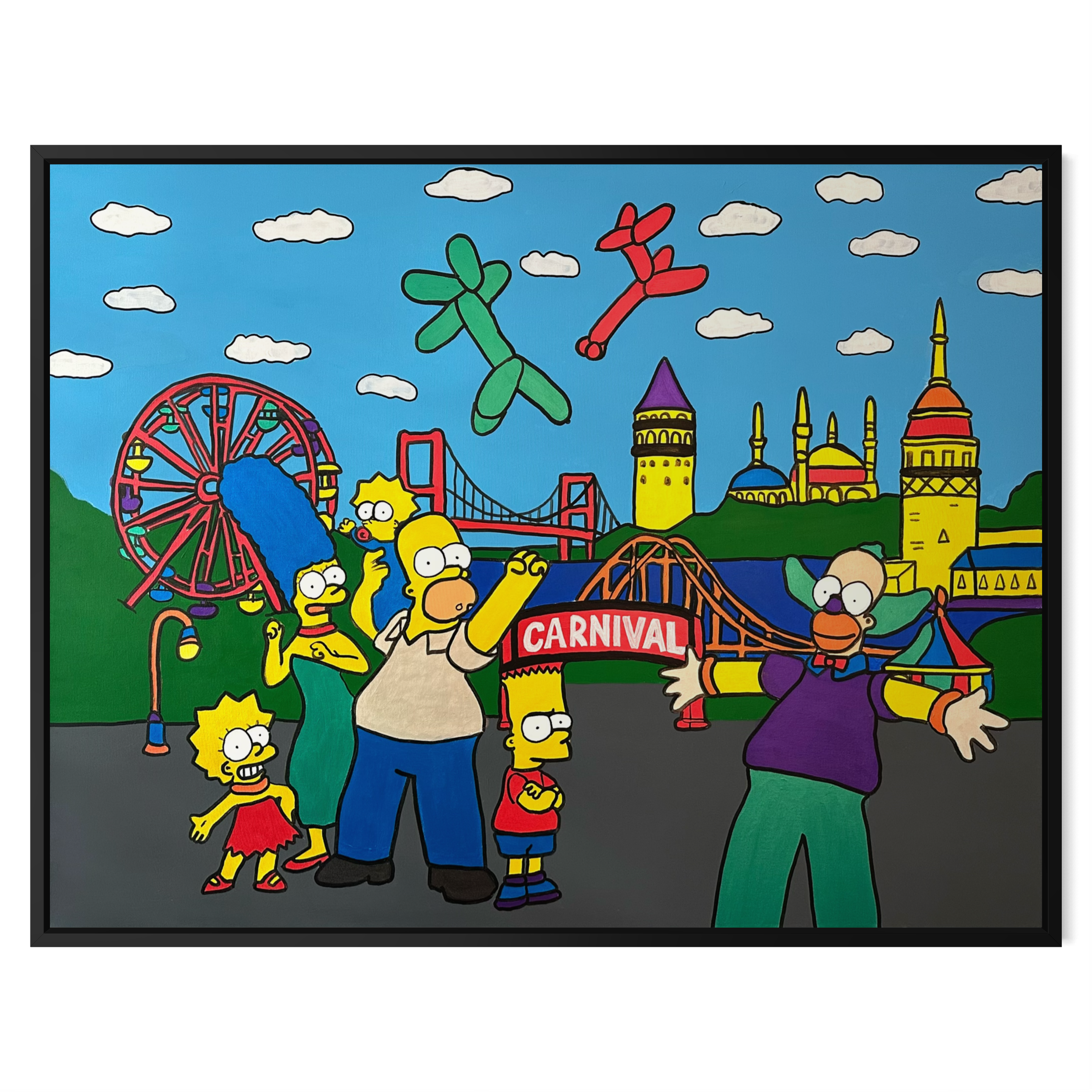 The Hacked City: Istanbulfield - Unauthorized Carnival | 100x130 Cm