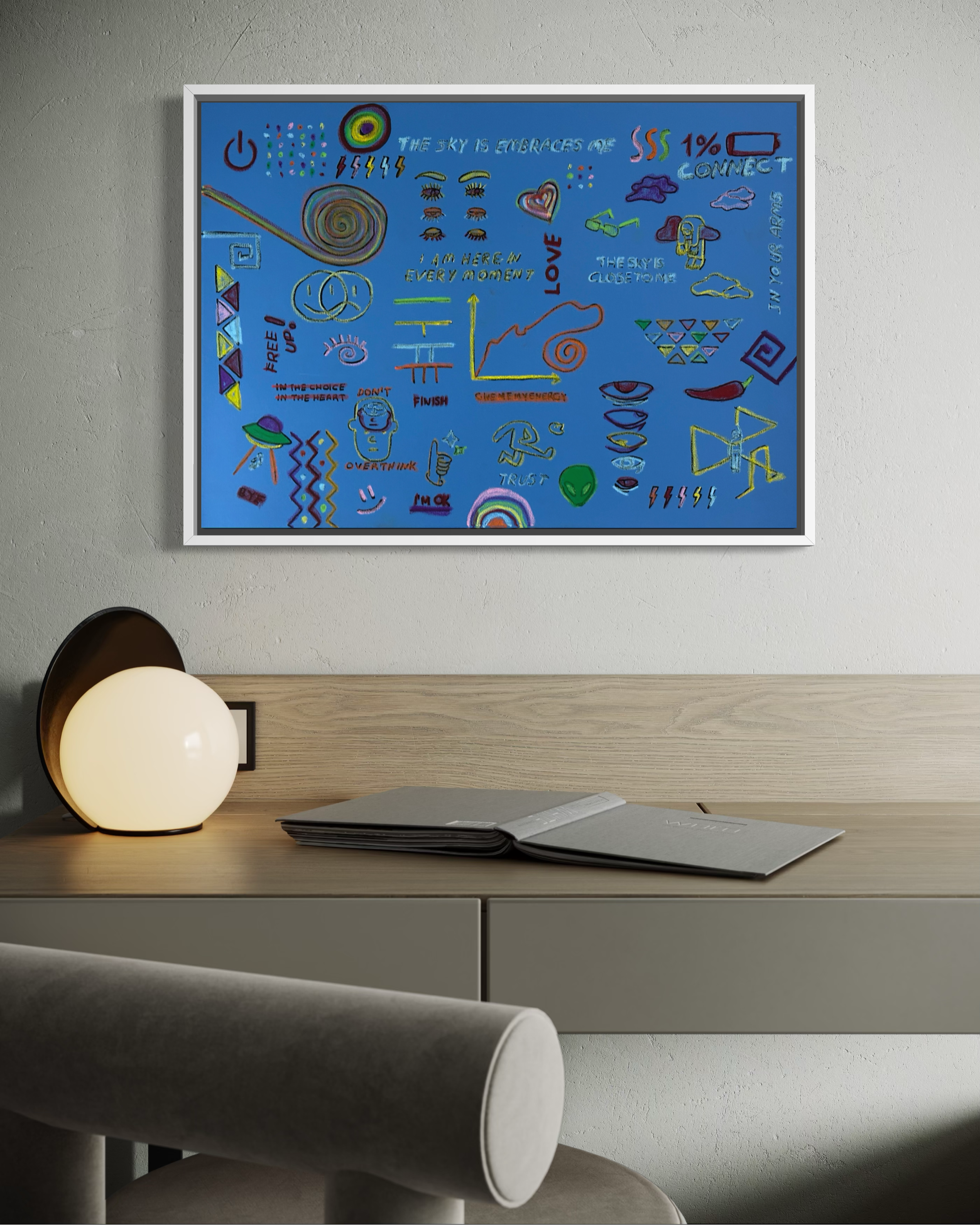 The Inner Embrace Tablo | 50x70cm