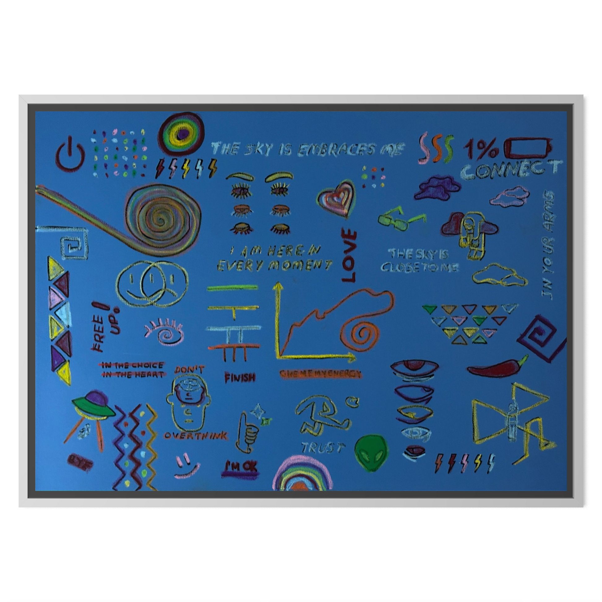 The Inner Embrace Tablo | 50x70cm