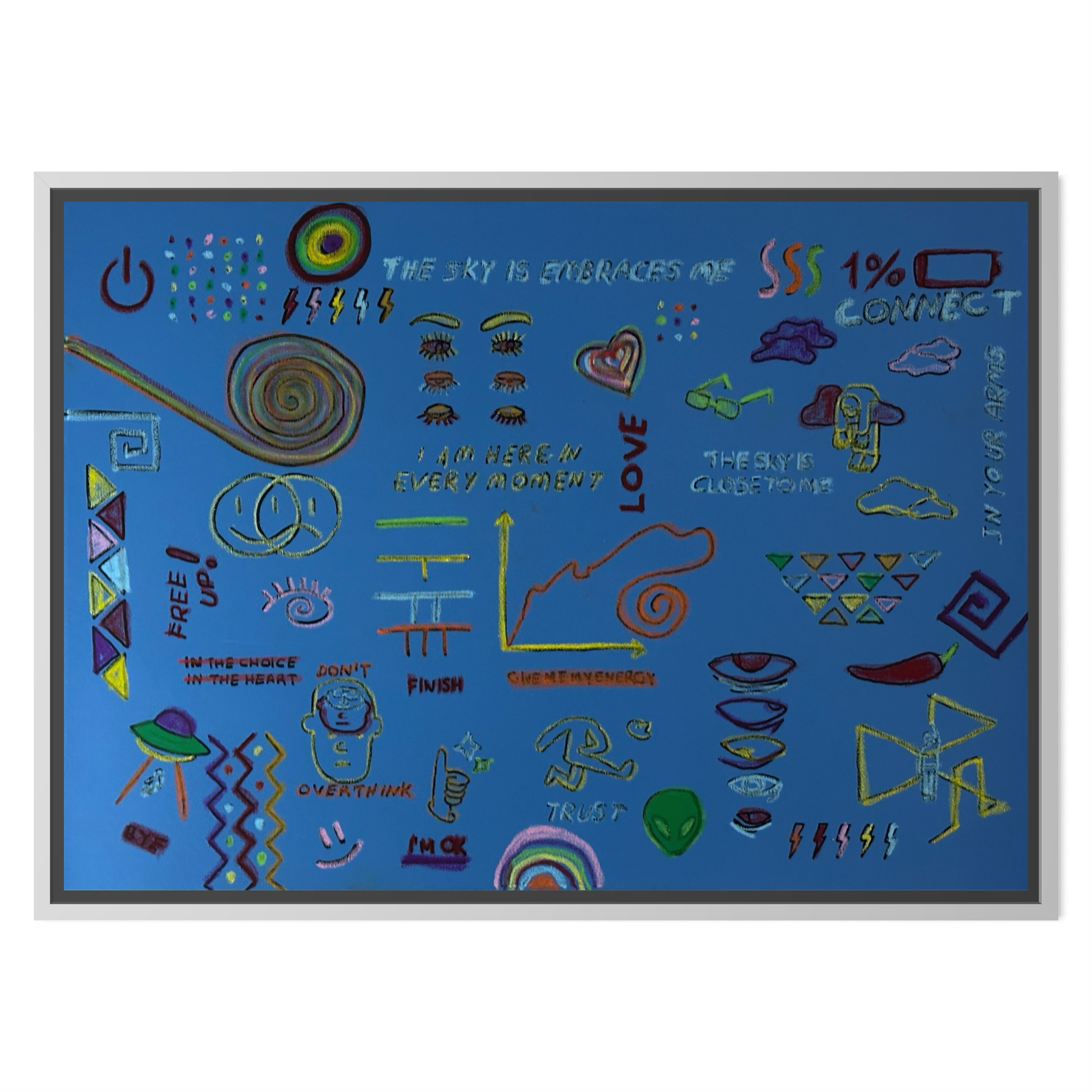 The Inner Embrace Tablo | 50x70cm