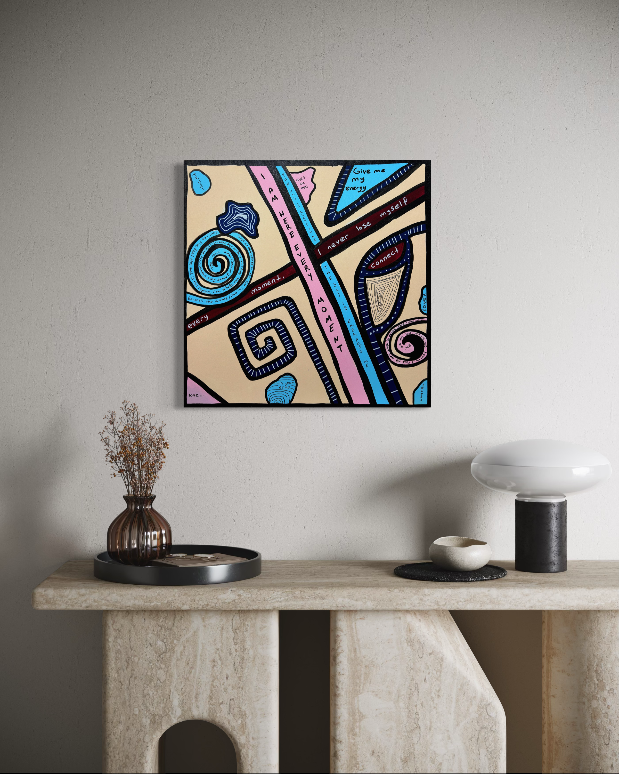 The Inner Route Tablo | 60x60cm