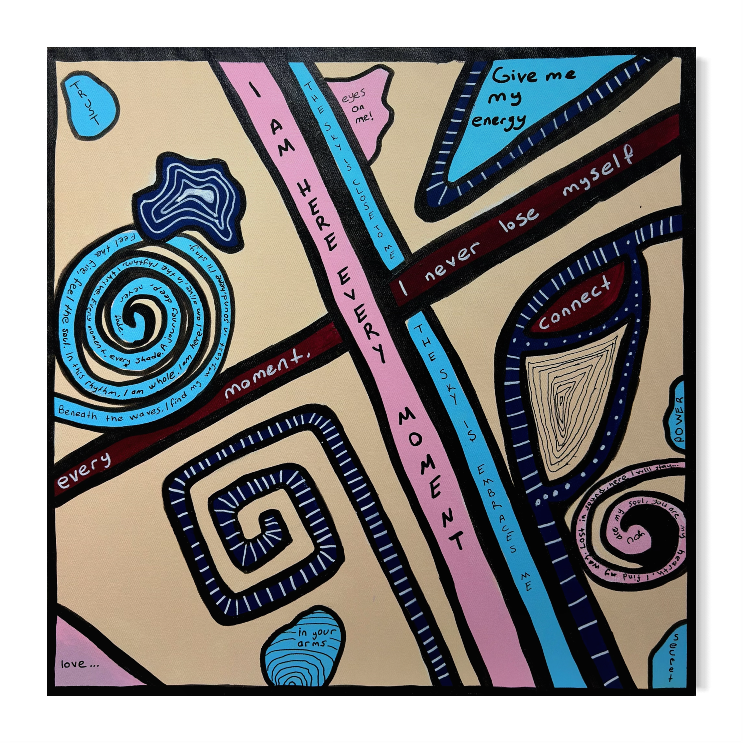 The Inner Route Tablo | 60x60cm
